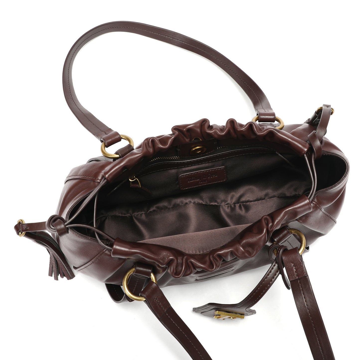 Classic Lambskin Leather Shoulder Bag