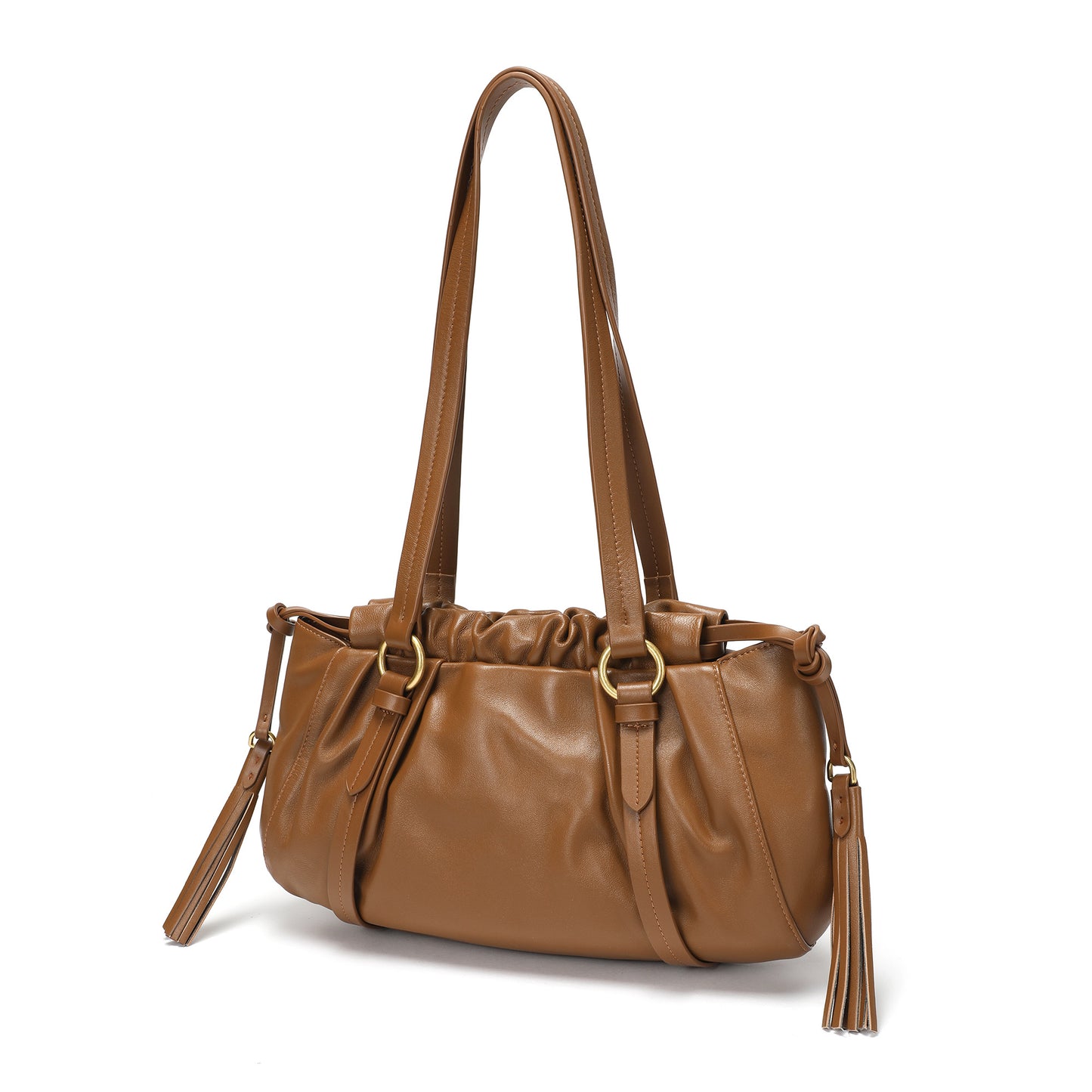 Classic Lambskin Leather Shoulder Bag