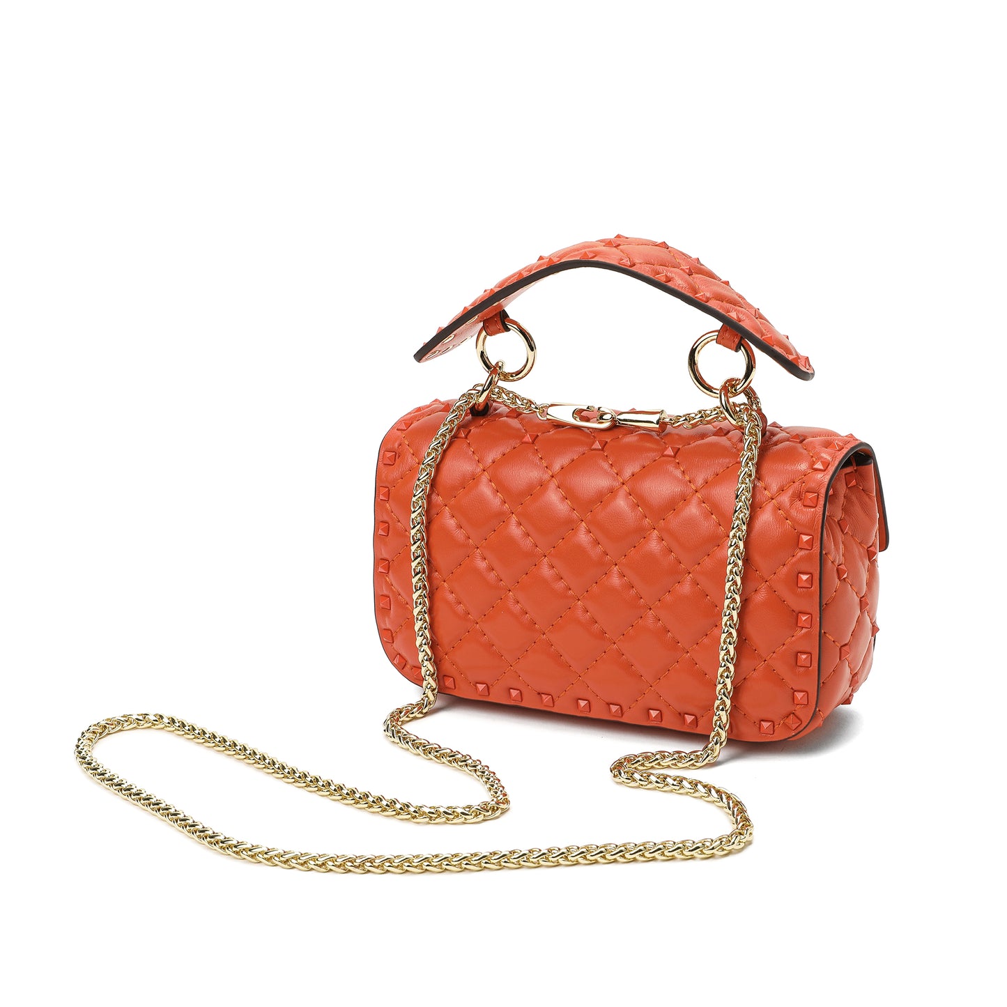 Valenté Studded Leather Shoulder Bag