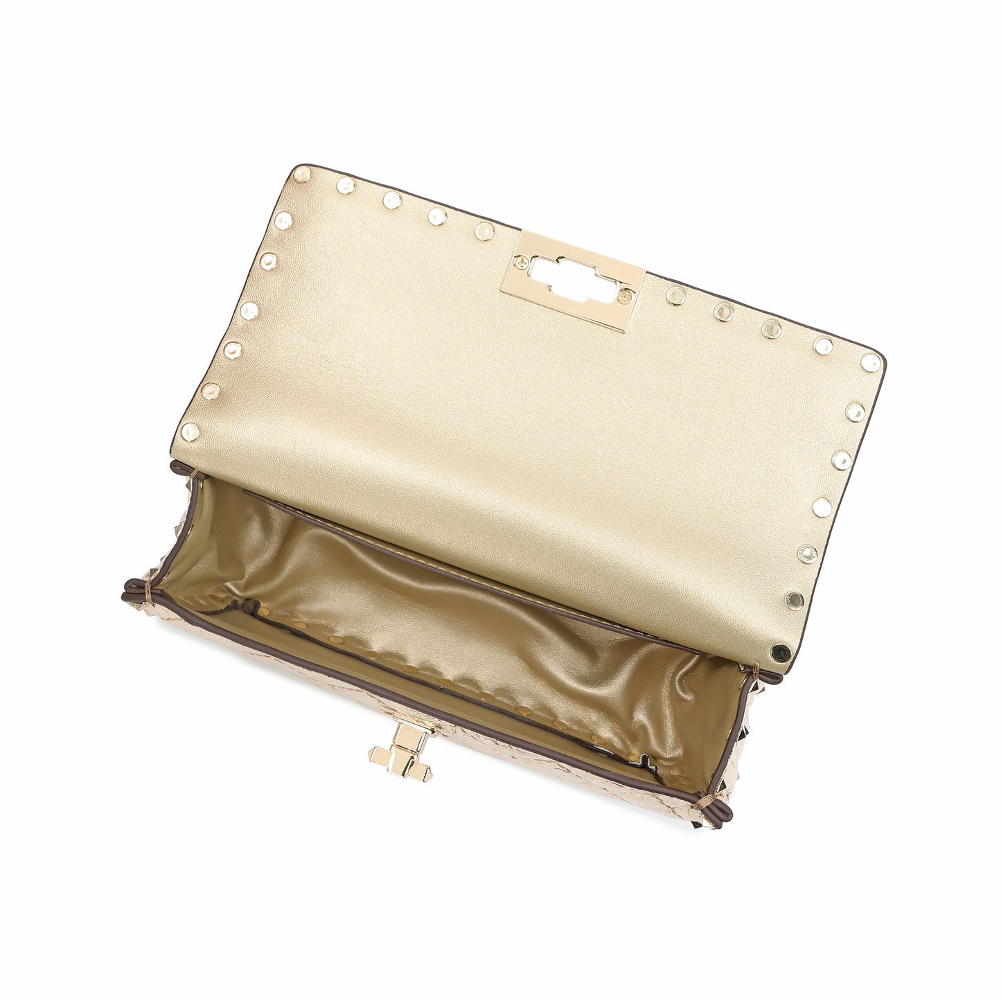 Valenté Studded Leather Shoulder Bag