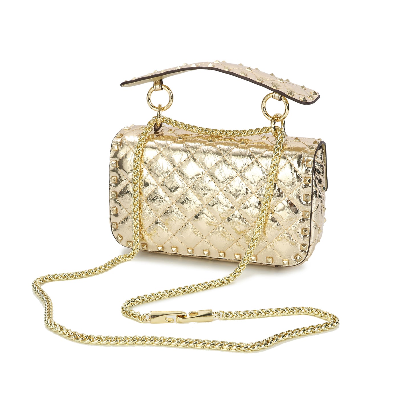 Valenté Studded Leather Shoulder Bag