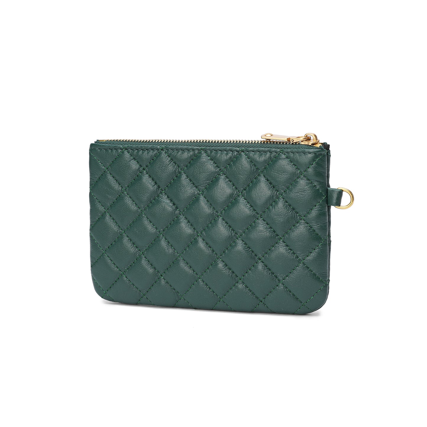 Tiffany & Fred Quilted Sheepskin Leather Pouch/Wallet