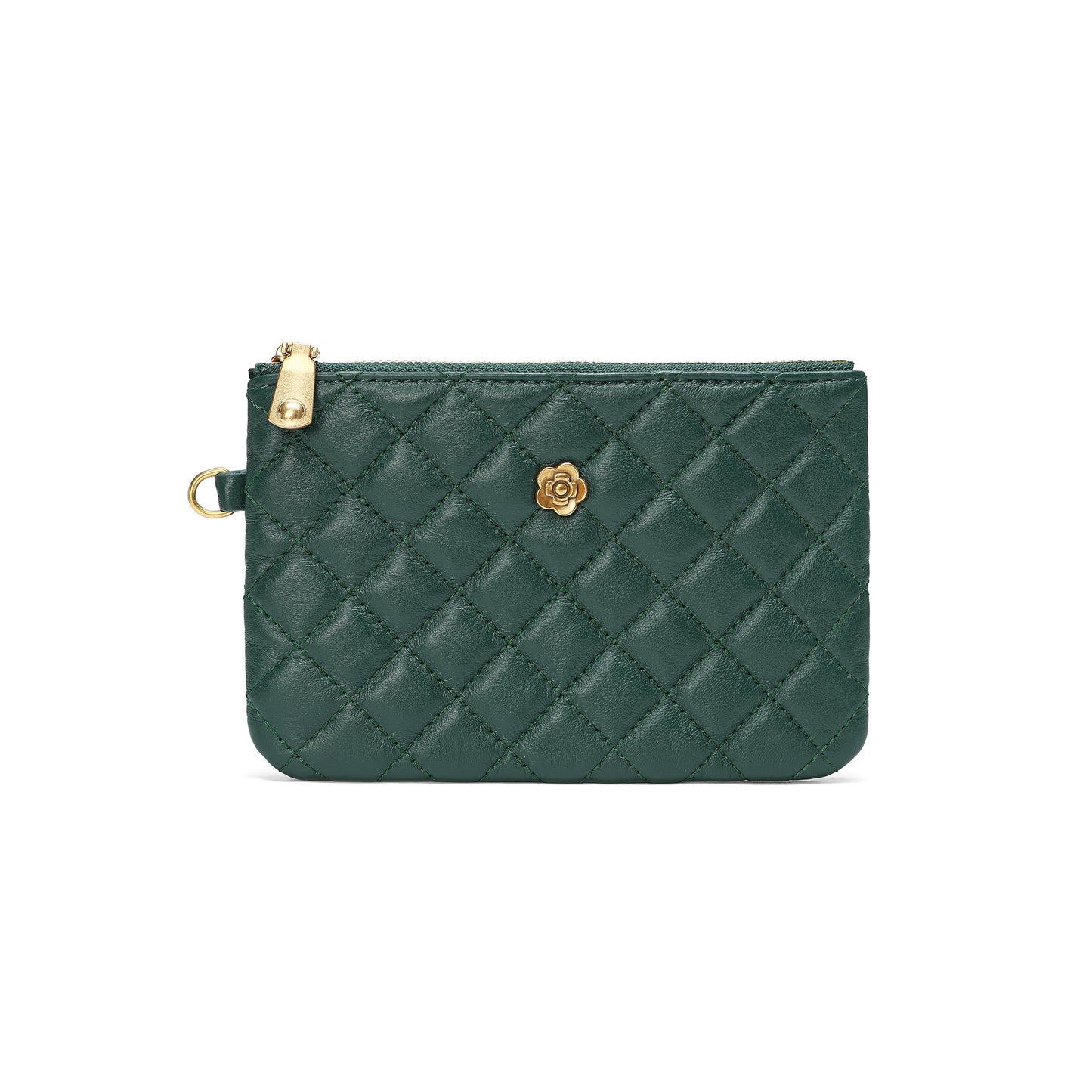 Tiffany & Fred Quilted Sheepskin Leather Pouch/Wallet