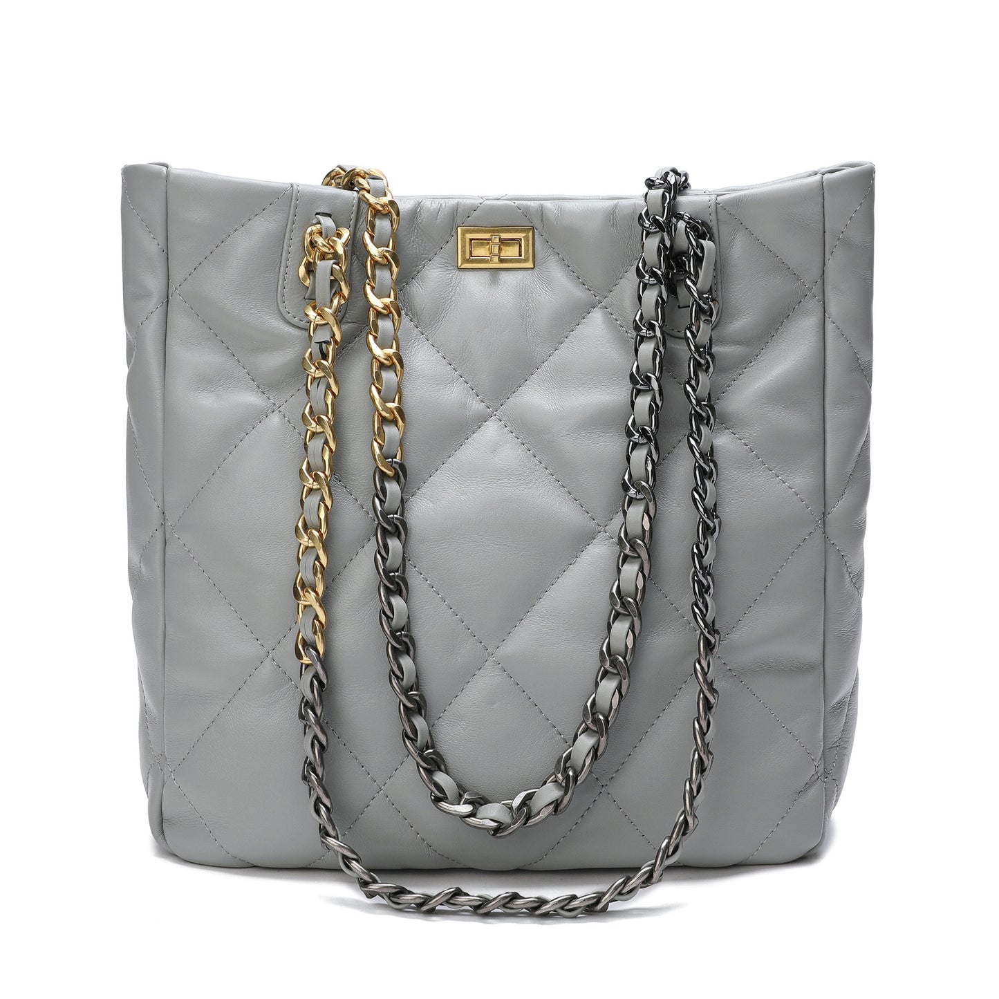 Chain Shoulder Tote Bag
