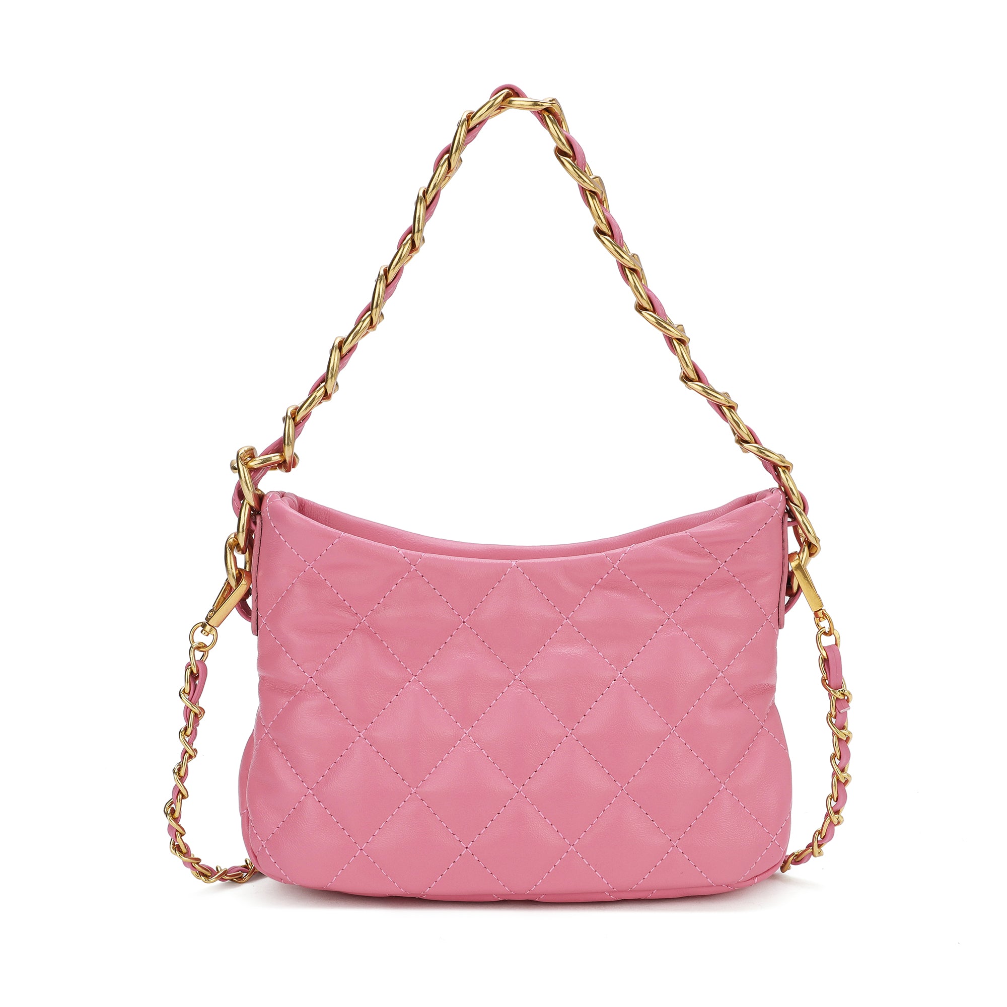 Tiffany & Fred Quilted Sheepskin Heart-Shaped Crossbody Shoulder