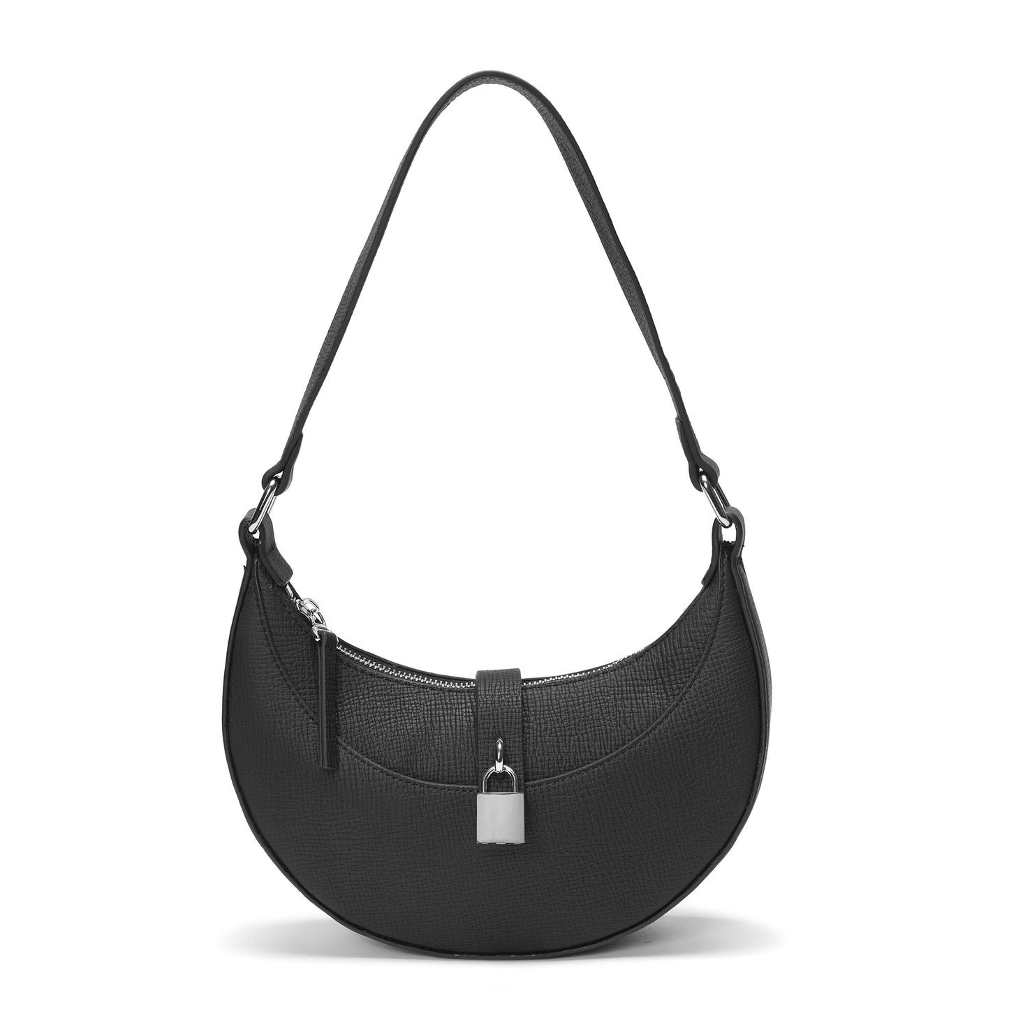 Sleek Crescent Shoulder Bag