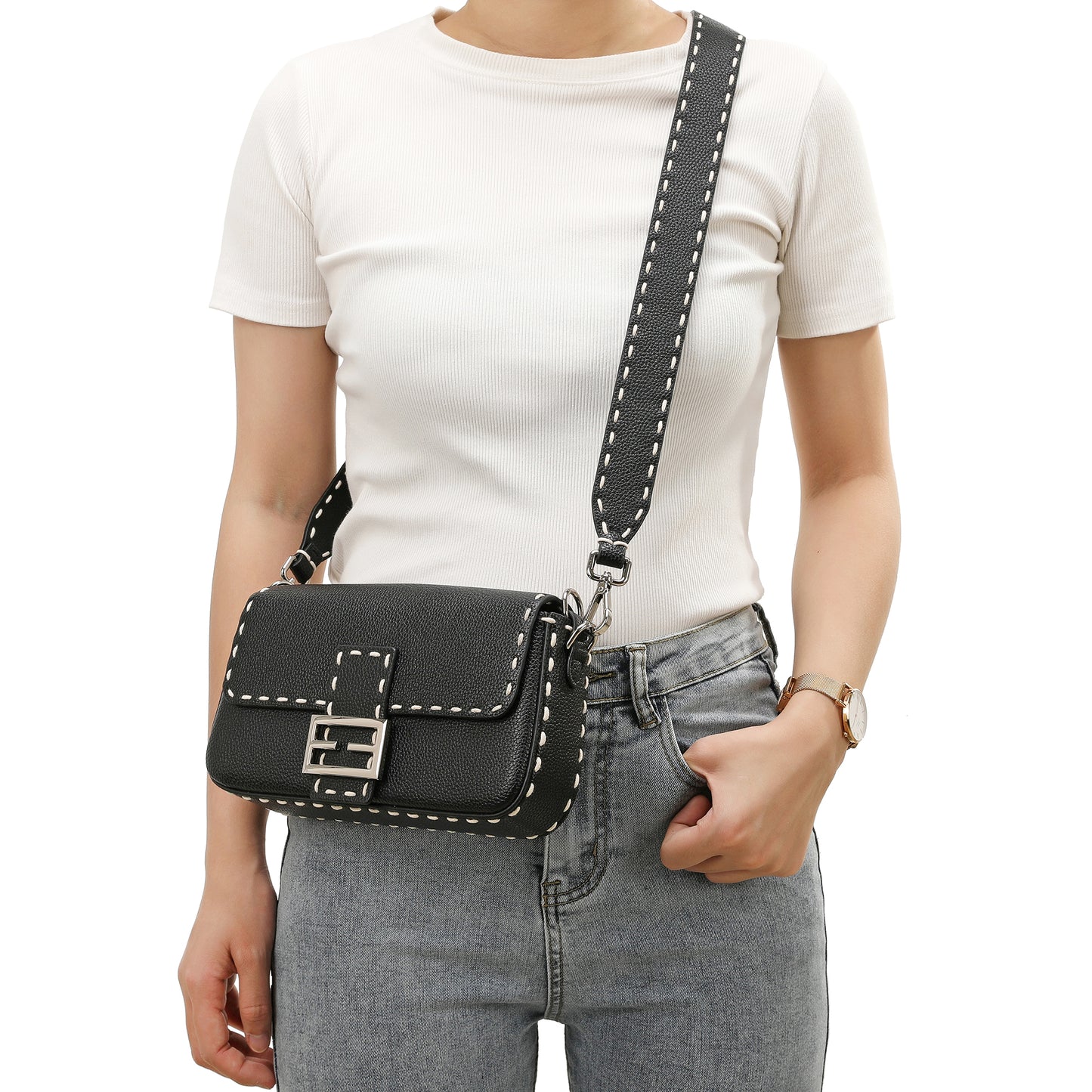 Full-grain Leather Crossboby/ Shoulder Bag