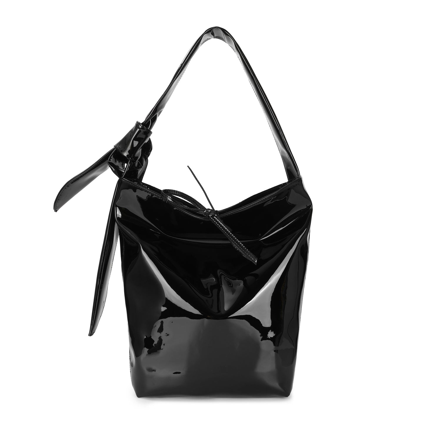 Patent Leather & Metallic Shoulder Bag