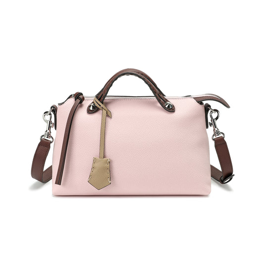 Pebbled Leather Convertible Satchel
