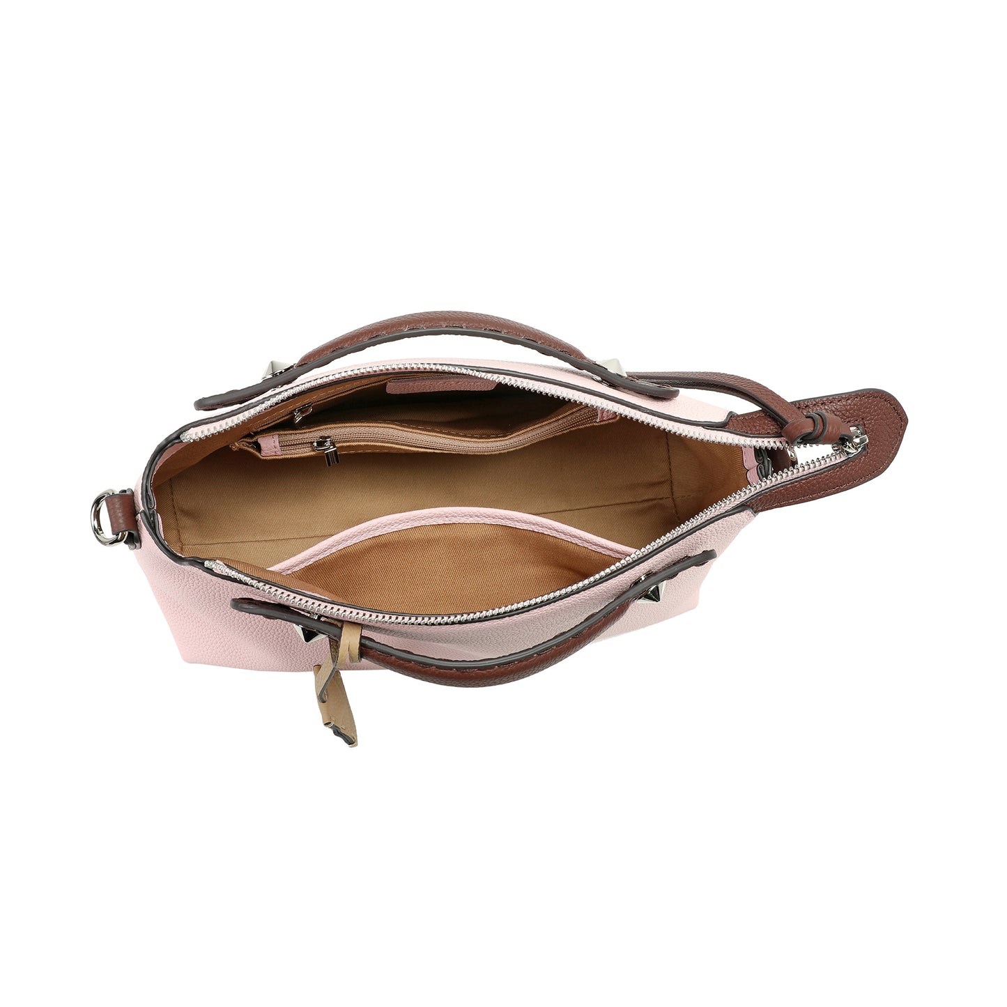 Pebbled Leather Convertible Satchel