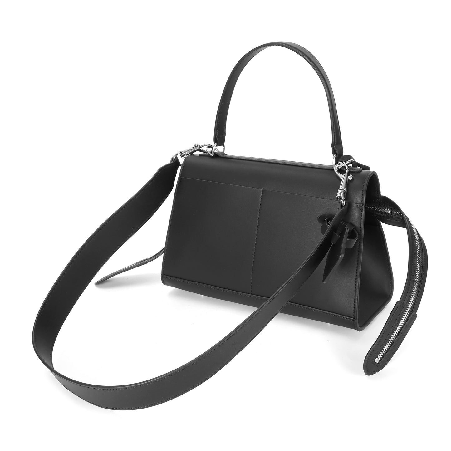 Elegant Structured Top Handle Bag