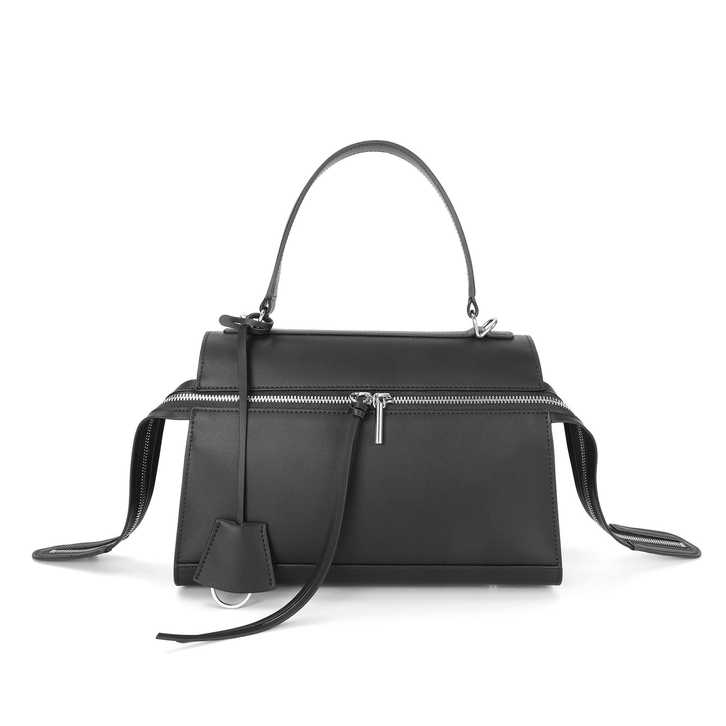 Elegant Structured Top Handle Bag