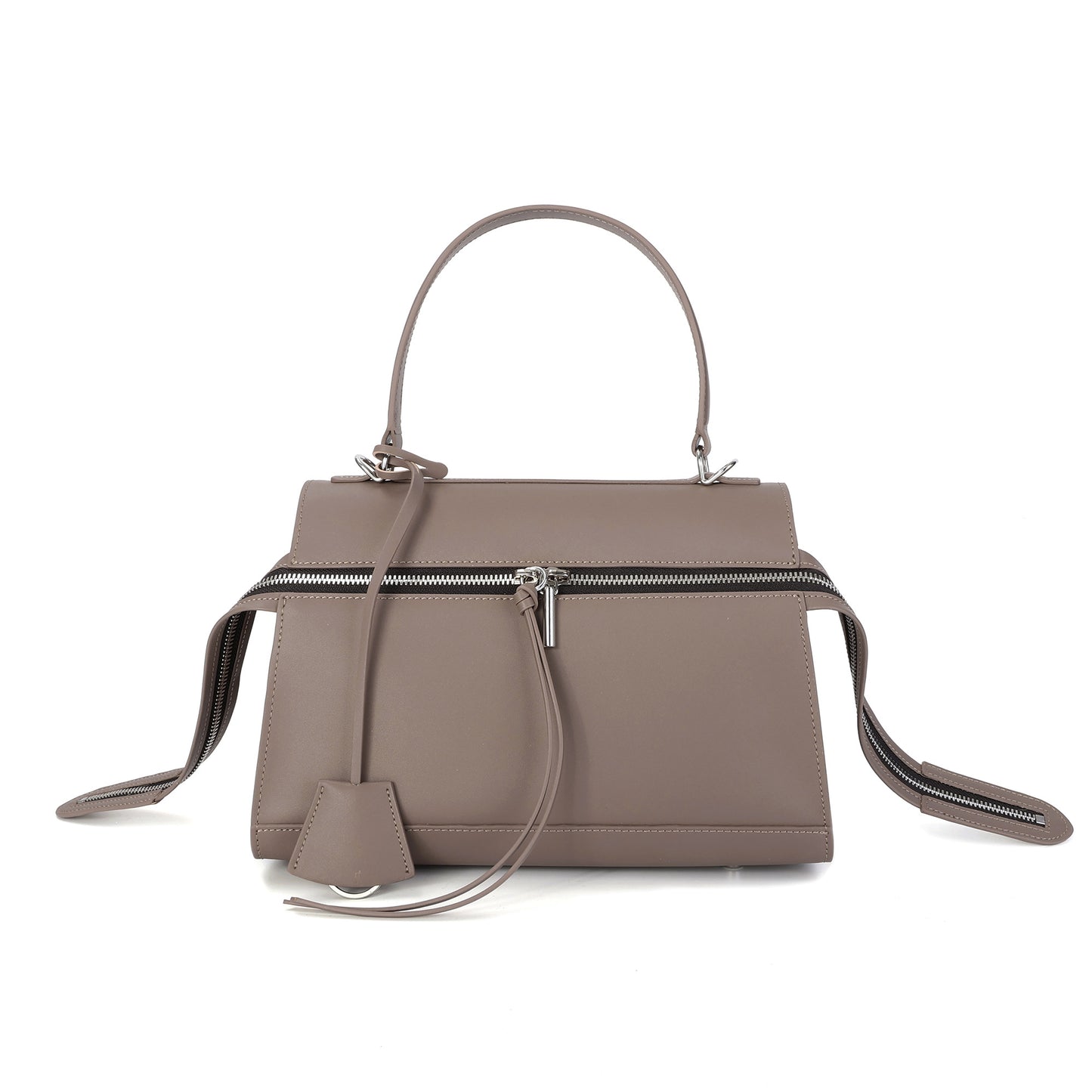 Elegant Structured Top Handle Bag