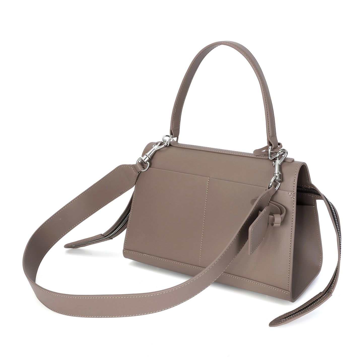 Elegant Structured Top Handle Bag