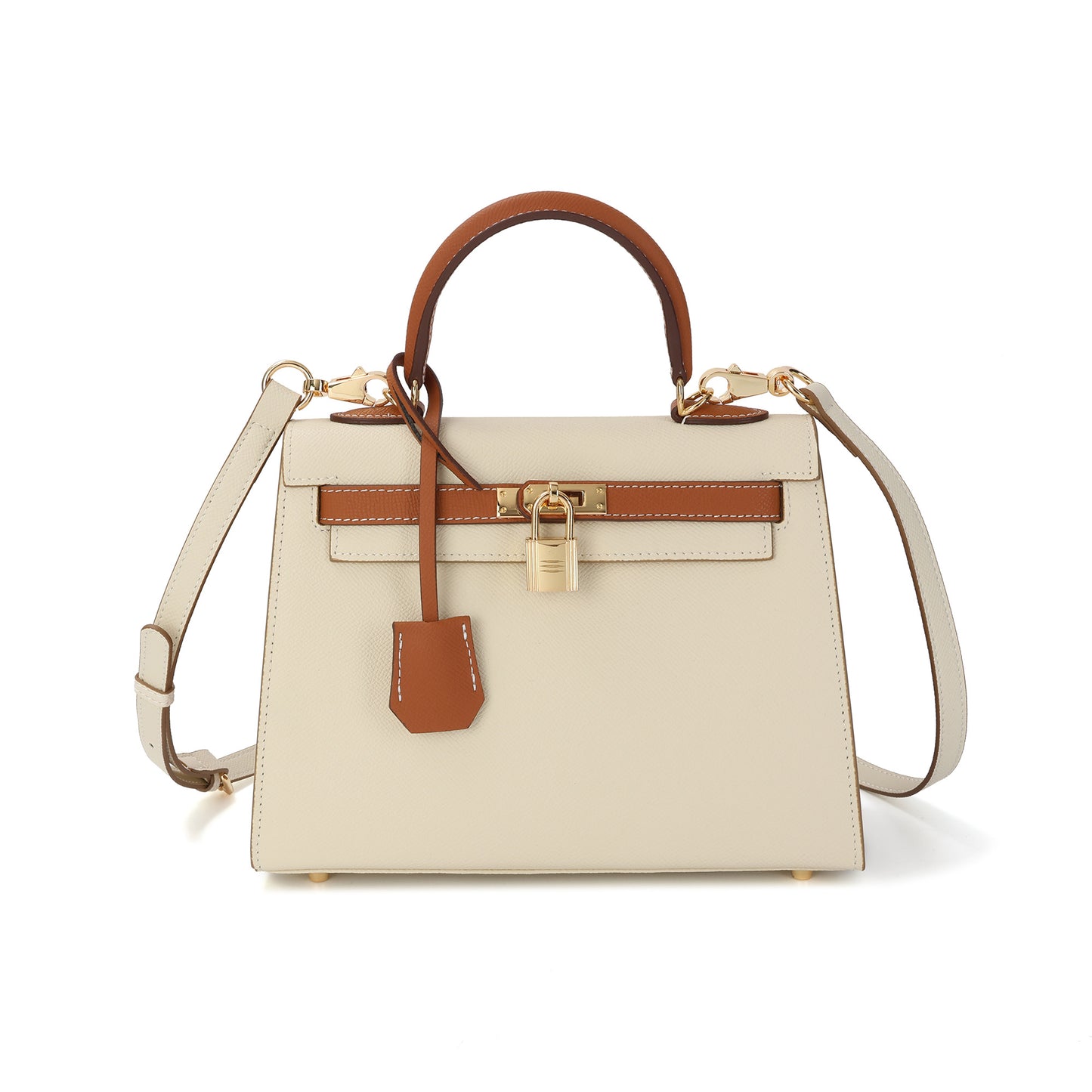 Tiffany & Fred Pebble Leather Satchel