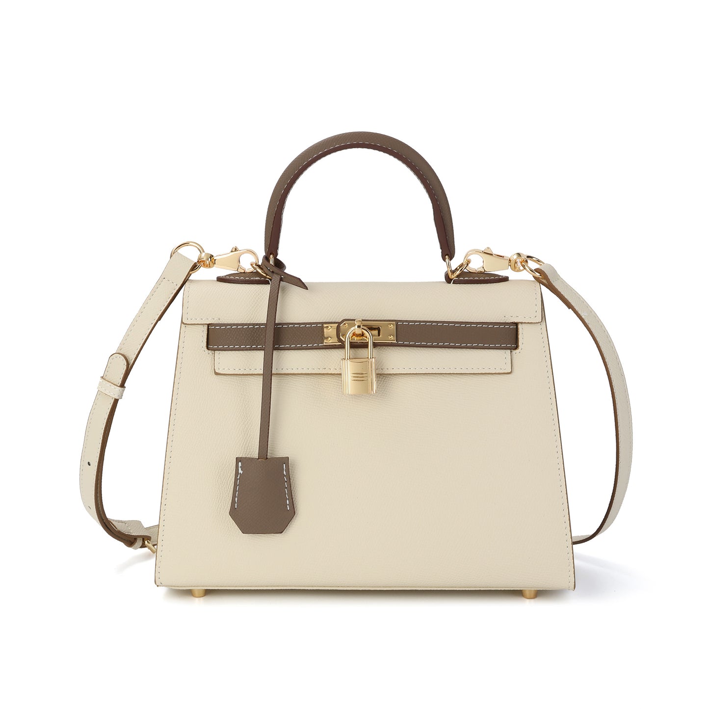 Tiffany & Fred Pebble Leather Satchel