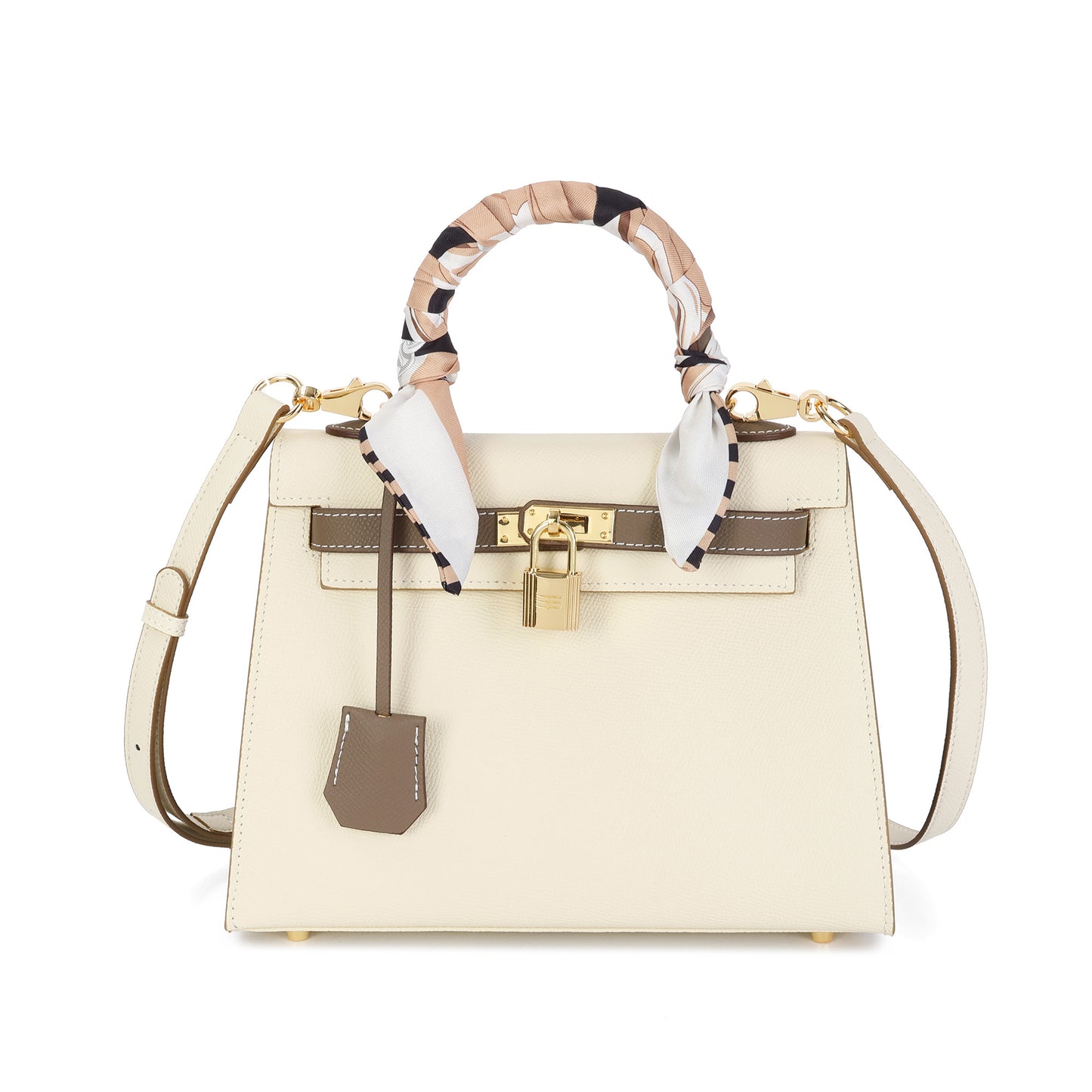 Tiffany & Fred Pebble Leather Satchel