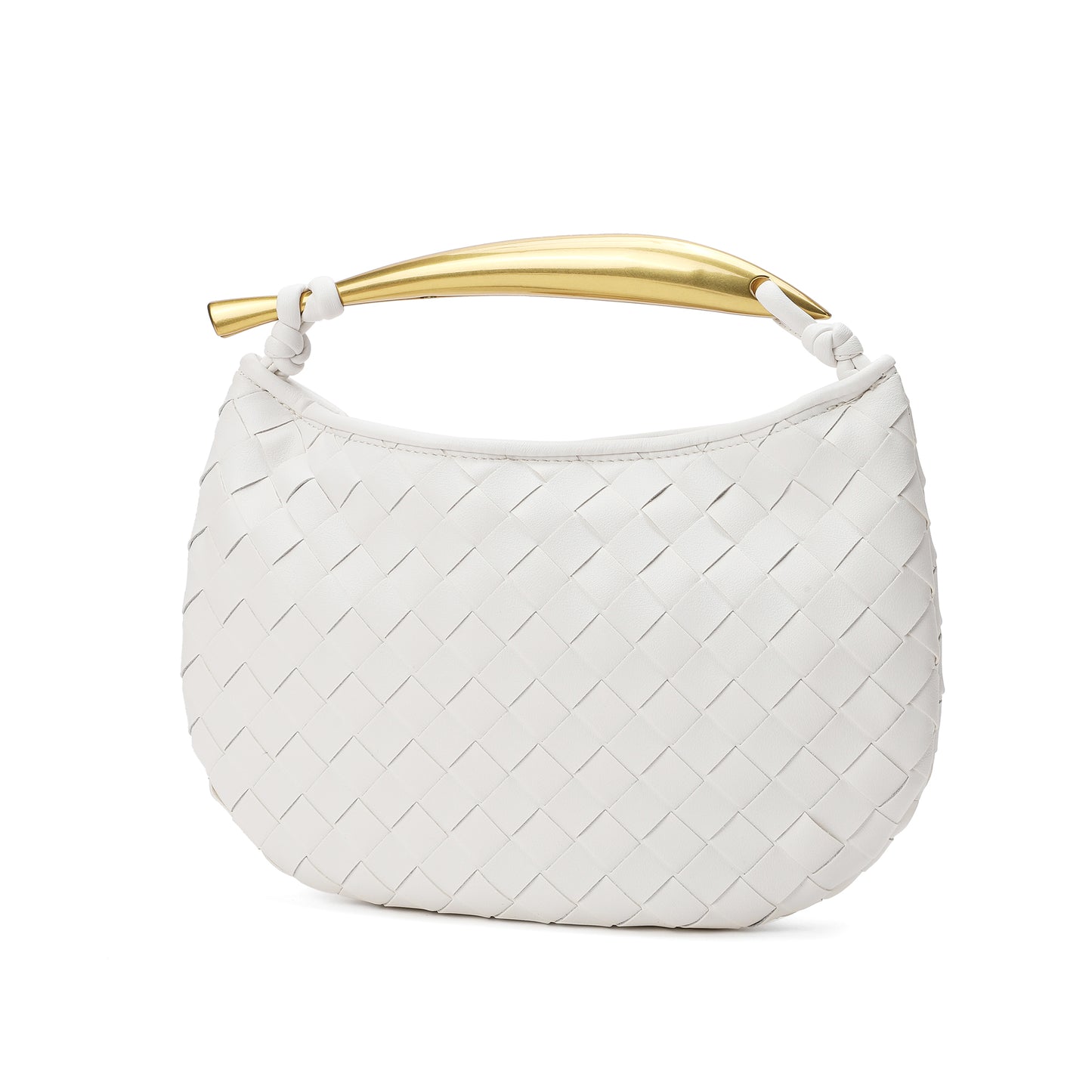Tiffany & Fred Woven Leather Top-Handle Bag/Clutch