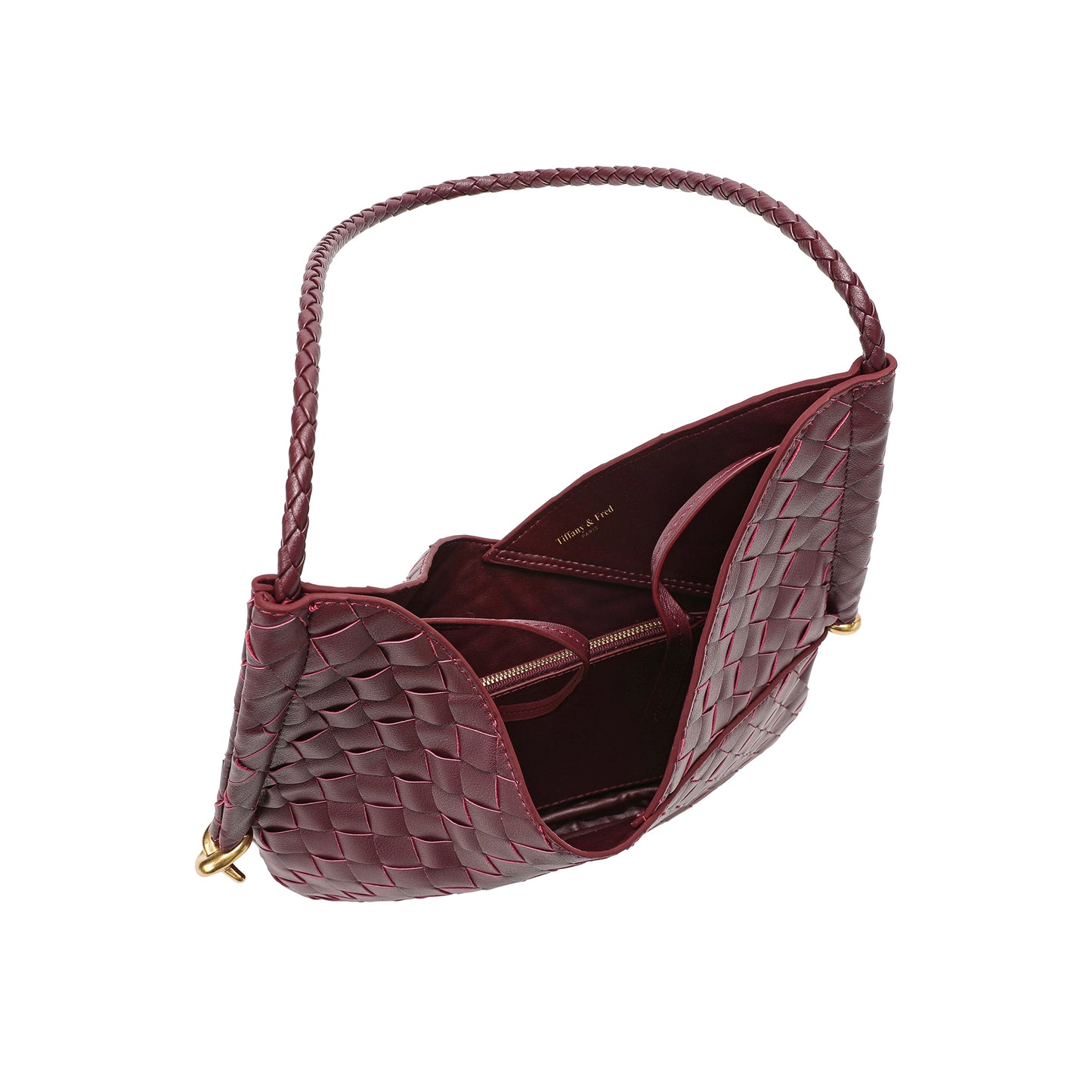 Tiffany & Fred Woven Leather Hobo/Shoulder Bag