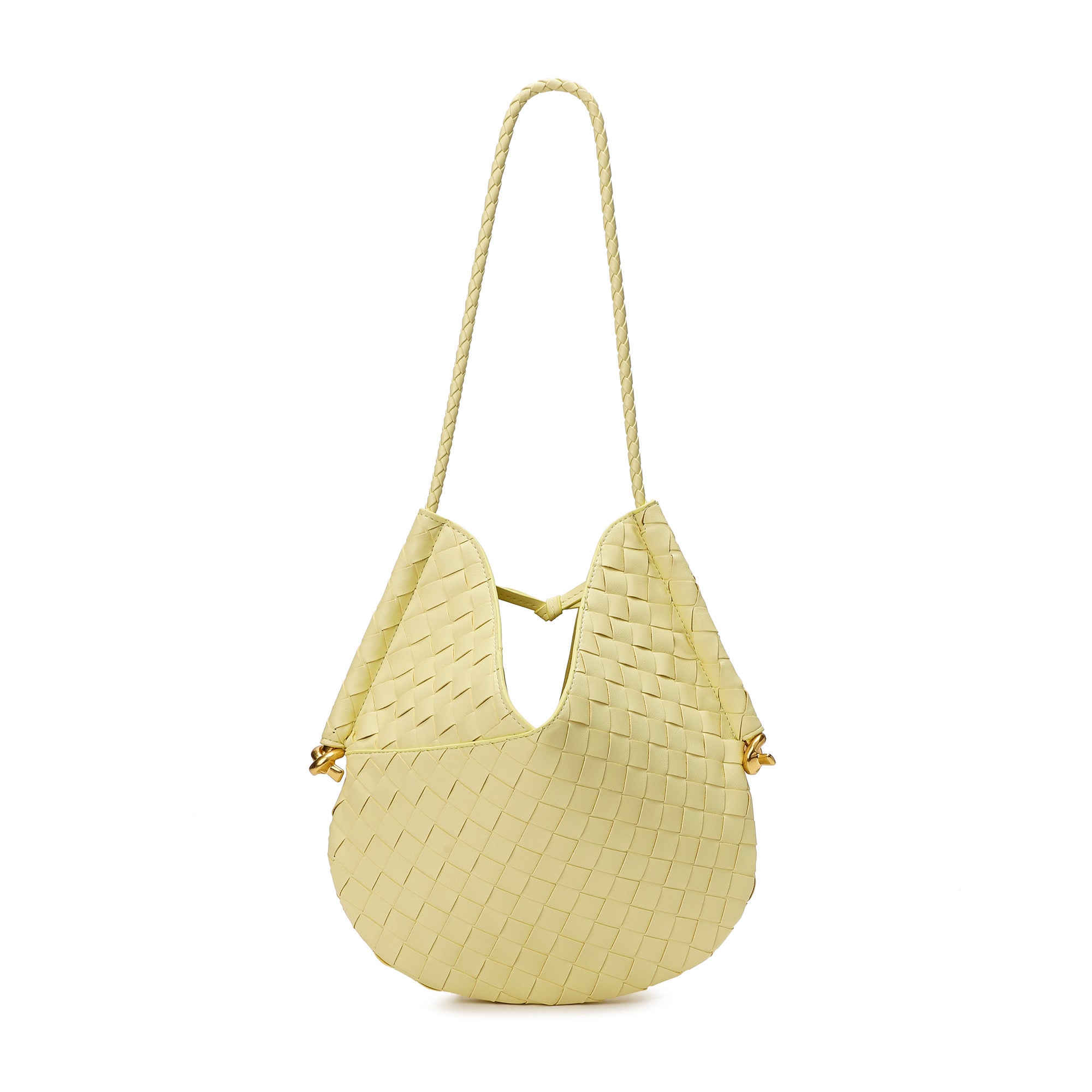 Yellow leather hobo discount bag