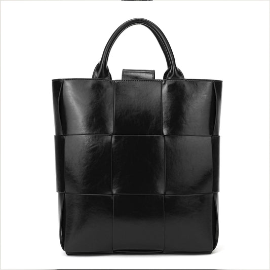 Tiffany & Fred  Woven Leather Top-handle Tote bag