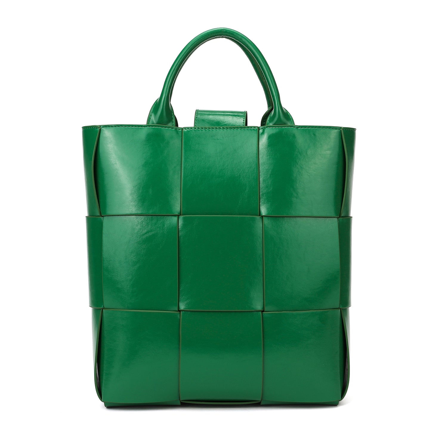 Tiffany & Fred  Woven Leather Top-handle Tote bag