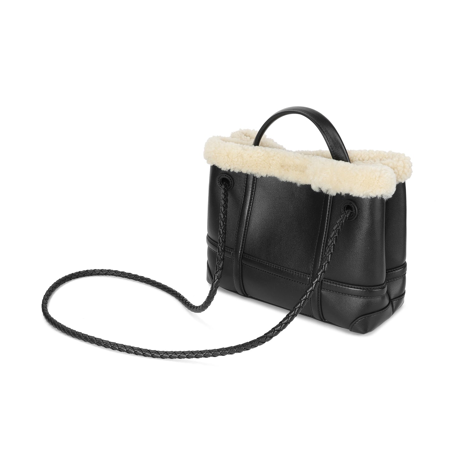 Teddy Leather Bucket Bag