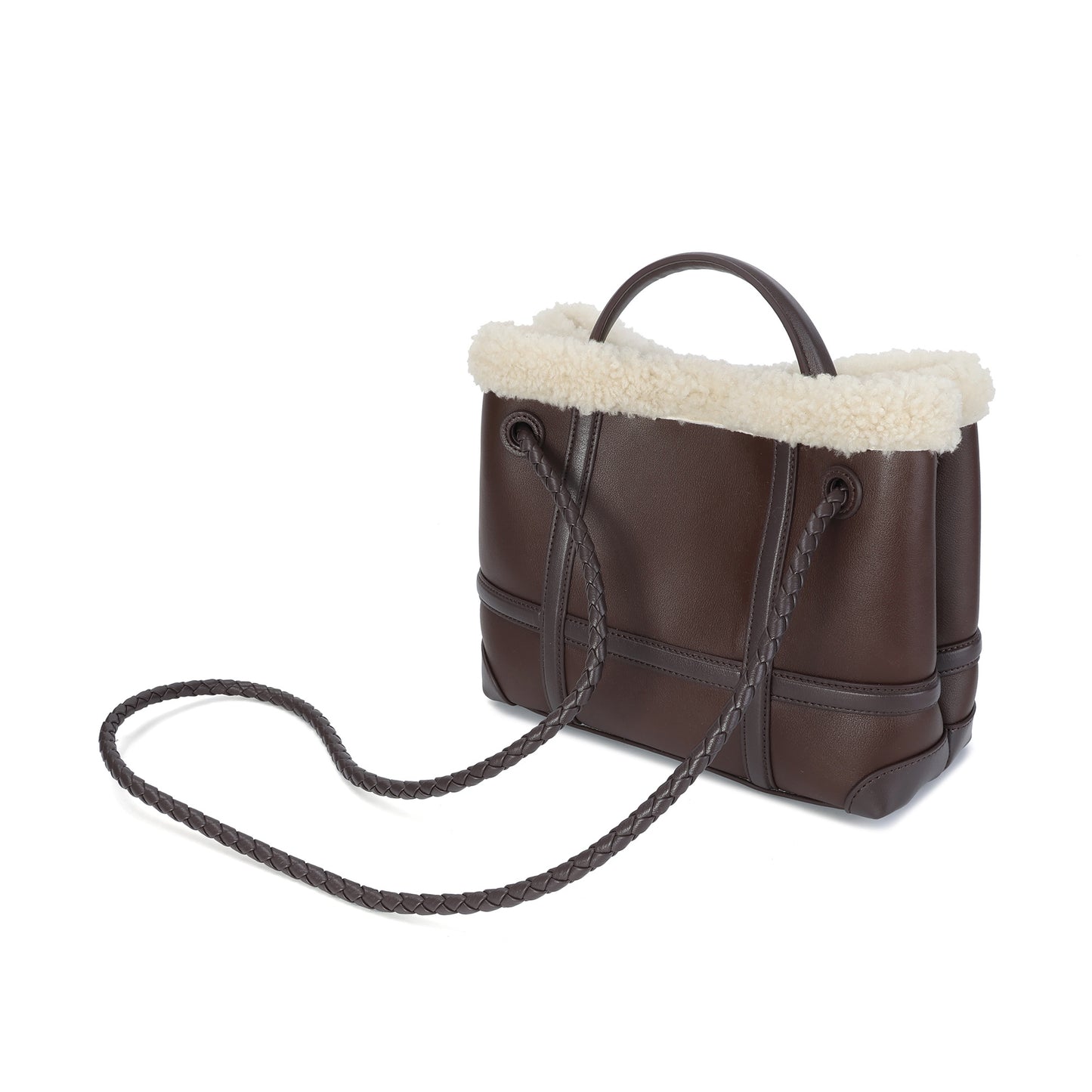 Teddy Leather Bucket Bag