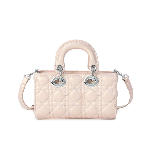 Quilted Mini Top Handle Shoulder Bag