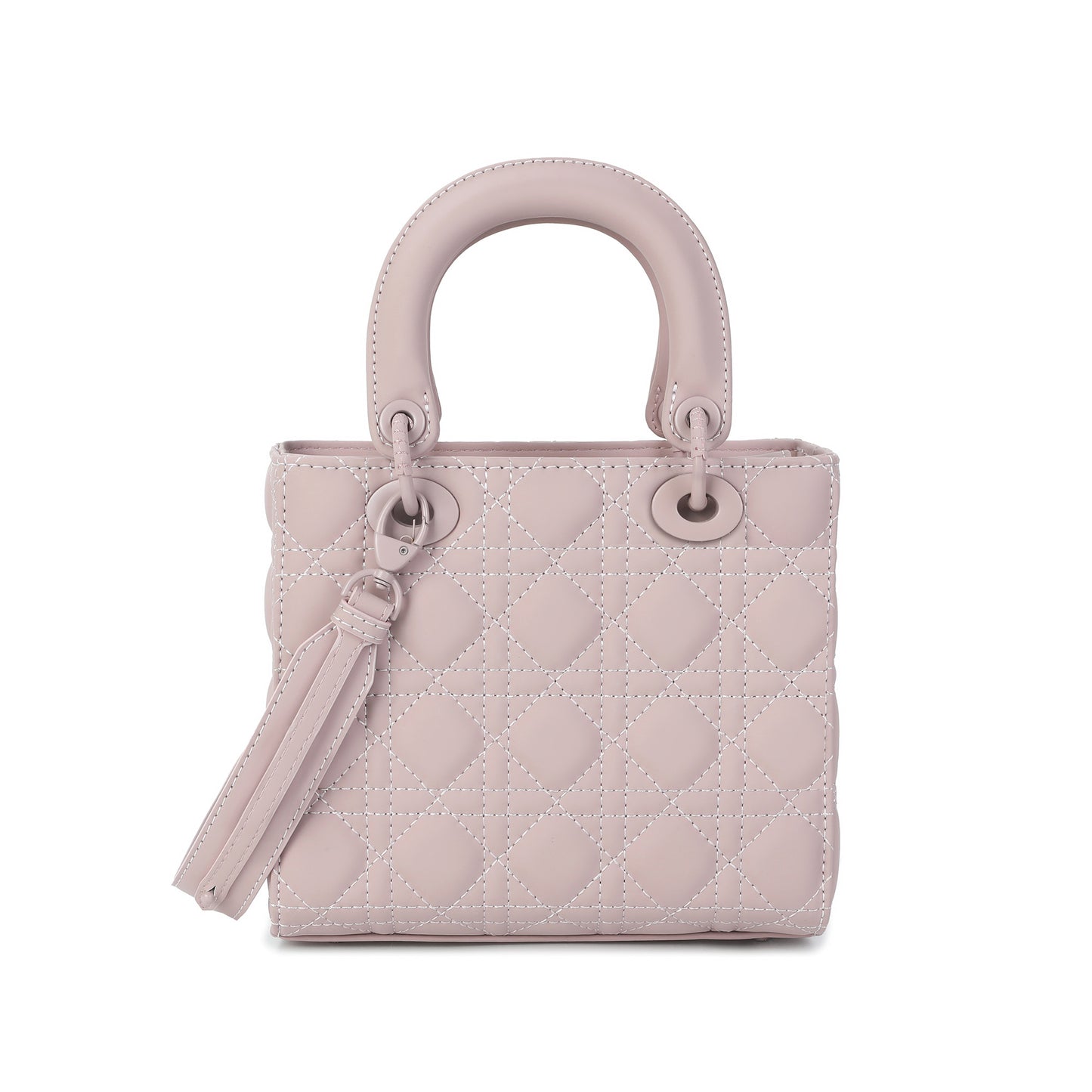 Quilted Leather Top Handle Crossbody/Shulder Bag