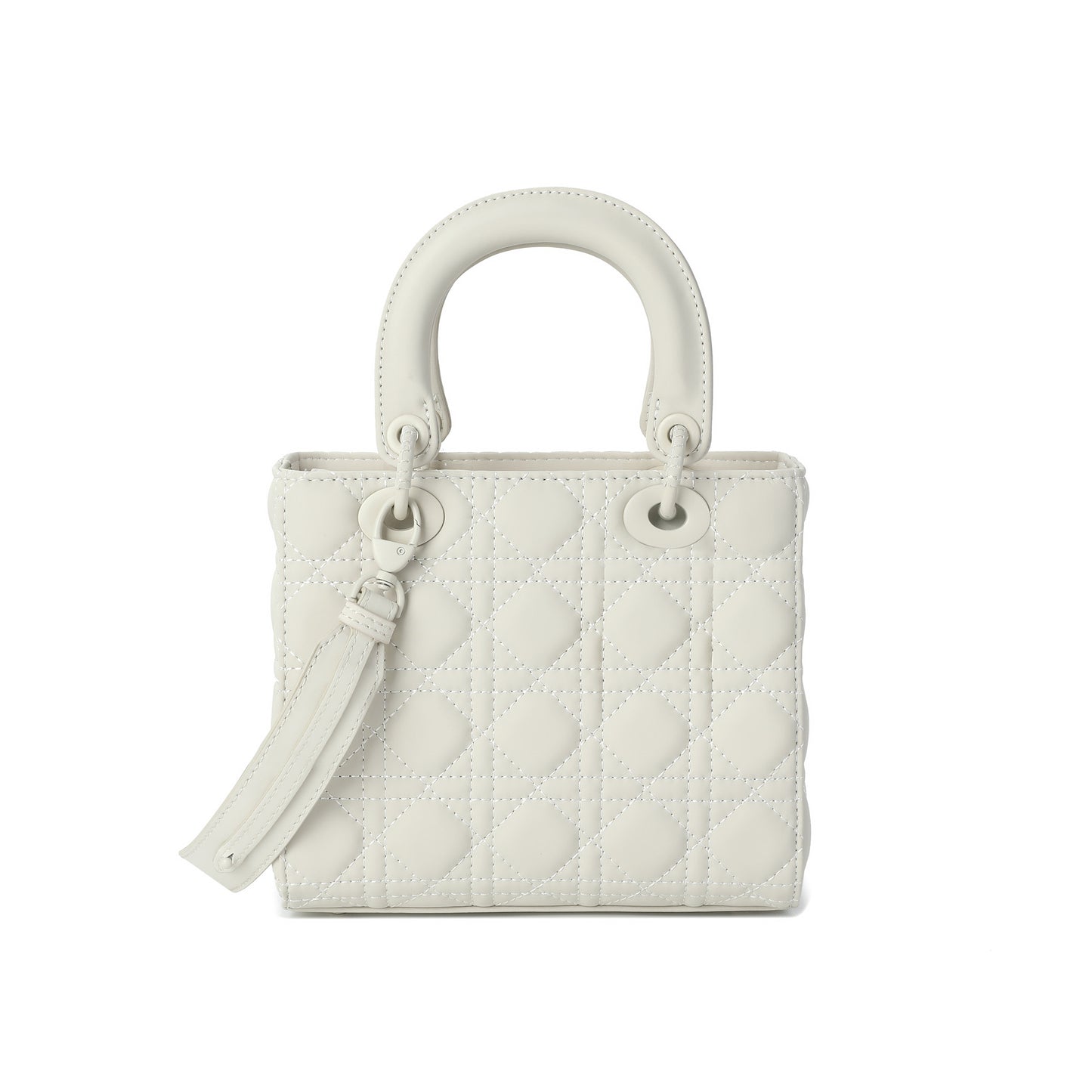 Quilted Leather Top Handle Crossbody/Shulder Bag
