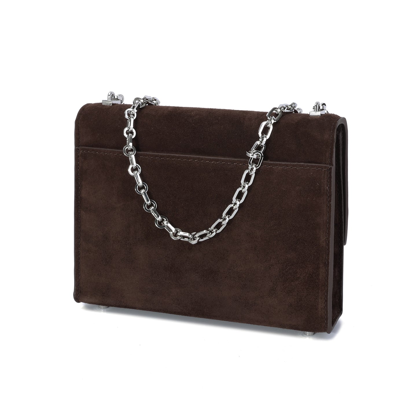 Elegant Suede Chain Shoulder Bag