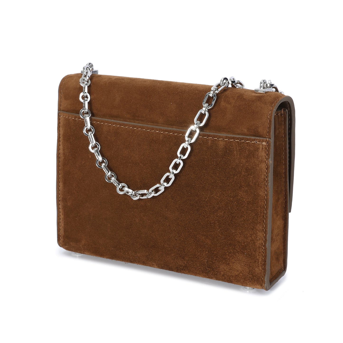 Elegant Suede Chain Shoulder Bag