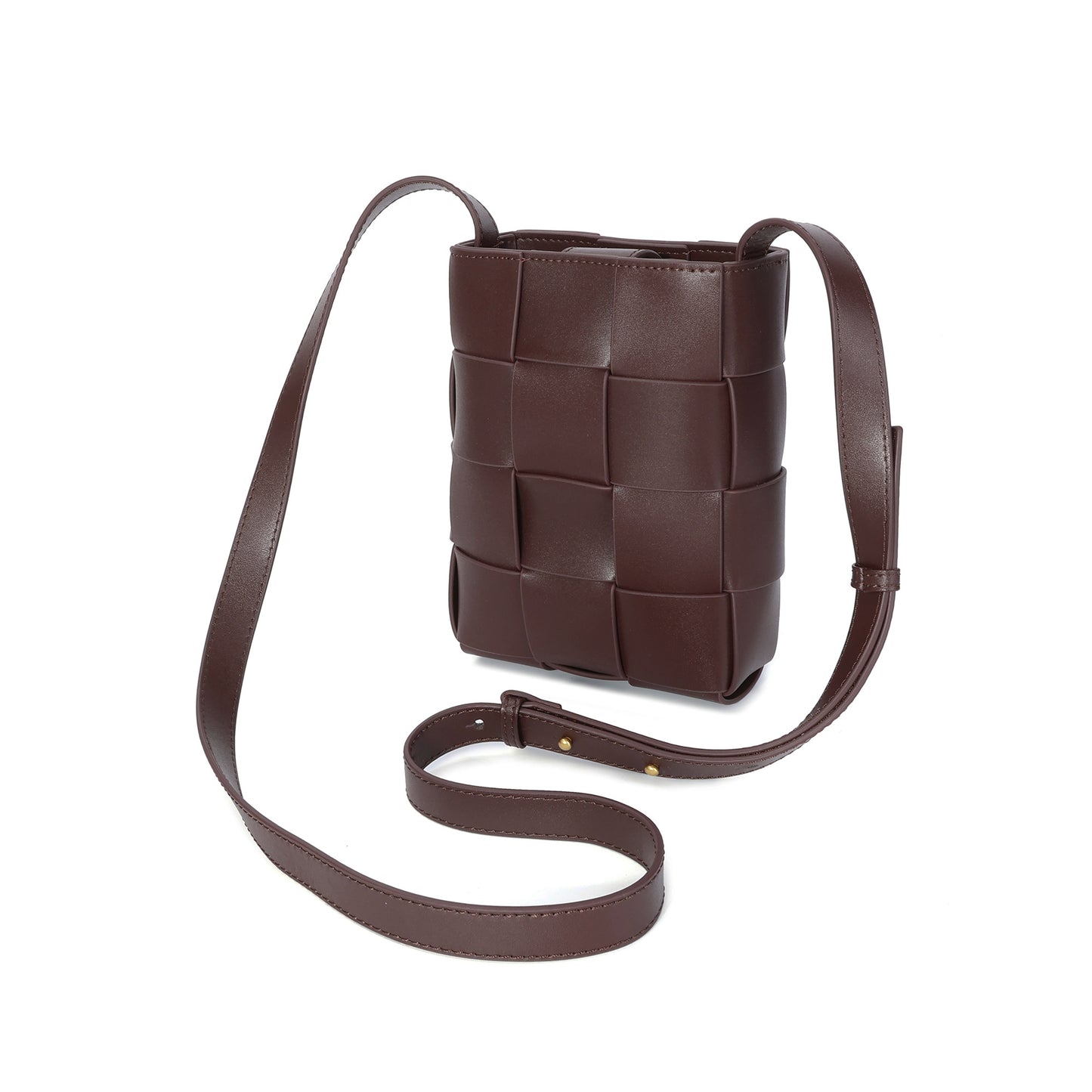 Chic Woven Leather Crossbody Bag