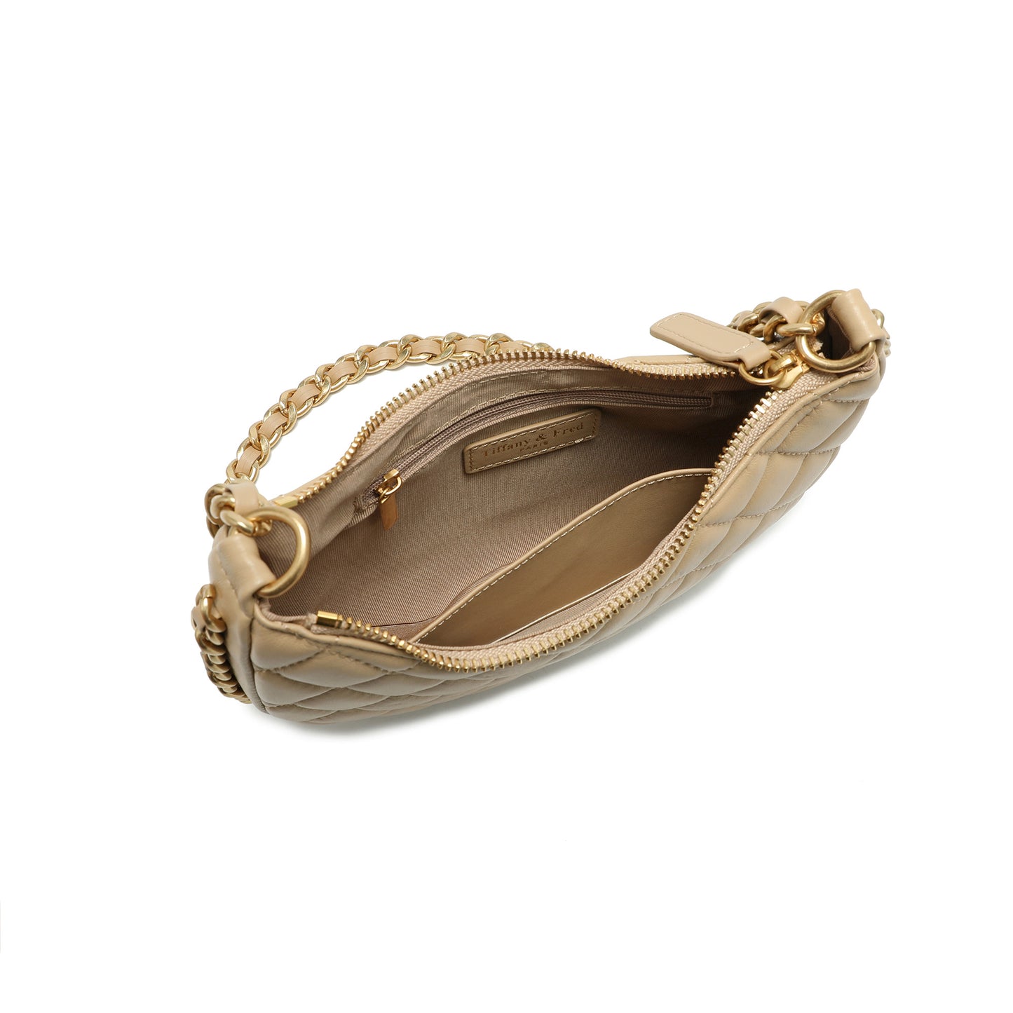 Quilted Leather Chain Shoulder Bag