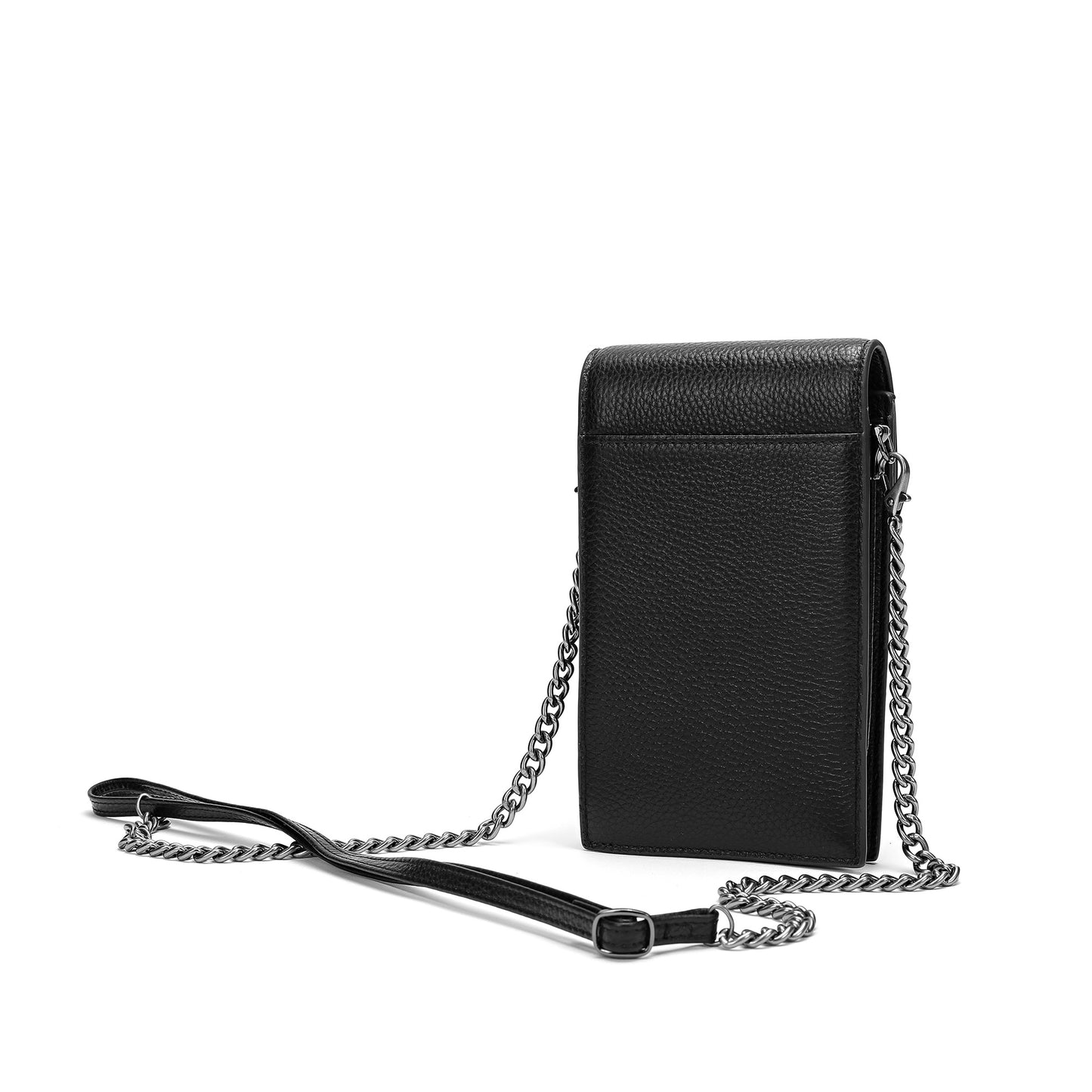 Tiffany & Fred Full-Grain Leather Crossbody/ Phone Bag