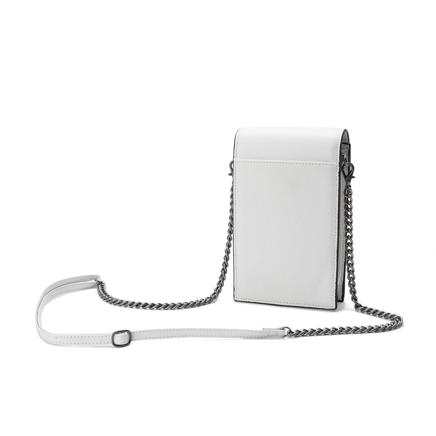 Tiffany & Fred Full-Grain Leather Crossbody/ Phone Bag