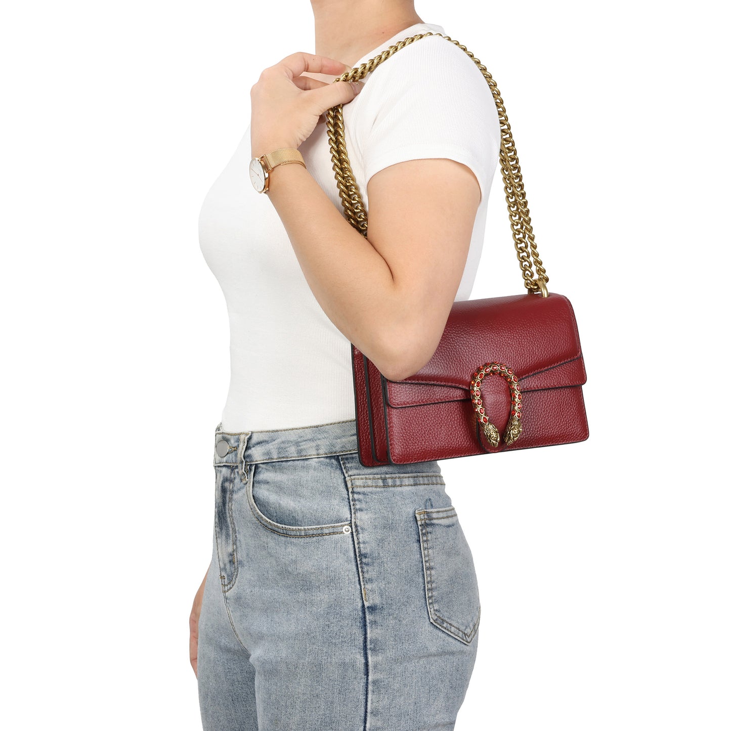 Tiffany & Fred Crystal Dragon Crossbody/ Shoulder Bag