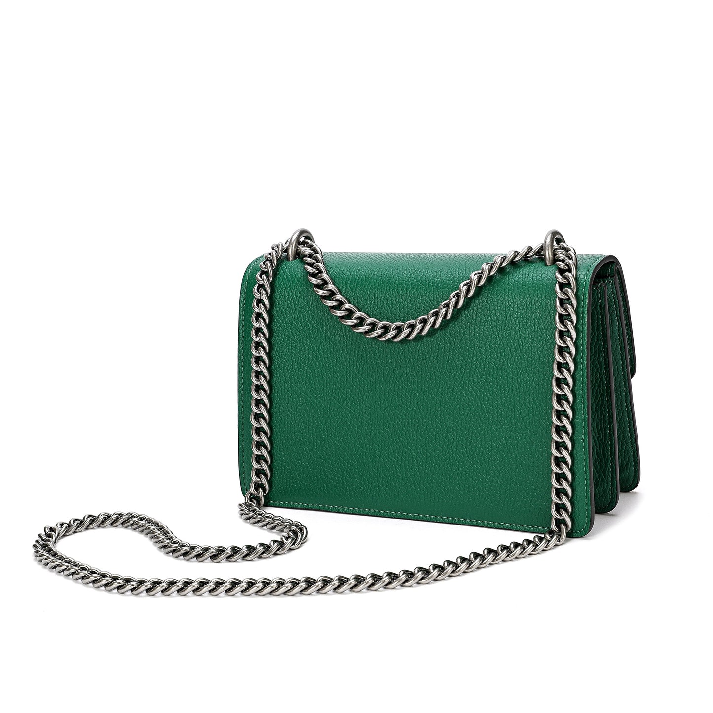 Tiffany & Fred Crystal Dragon Leather Crossbody Bag