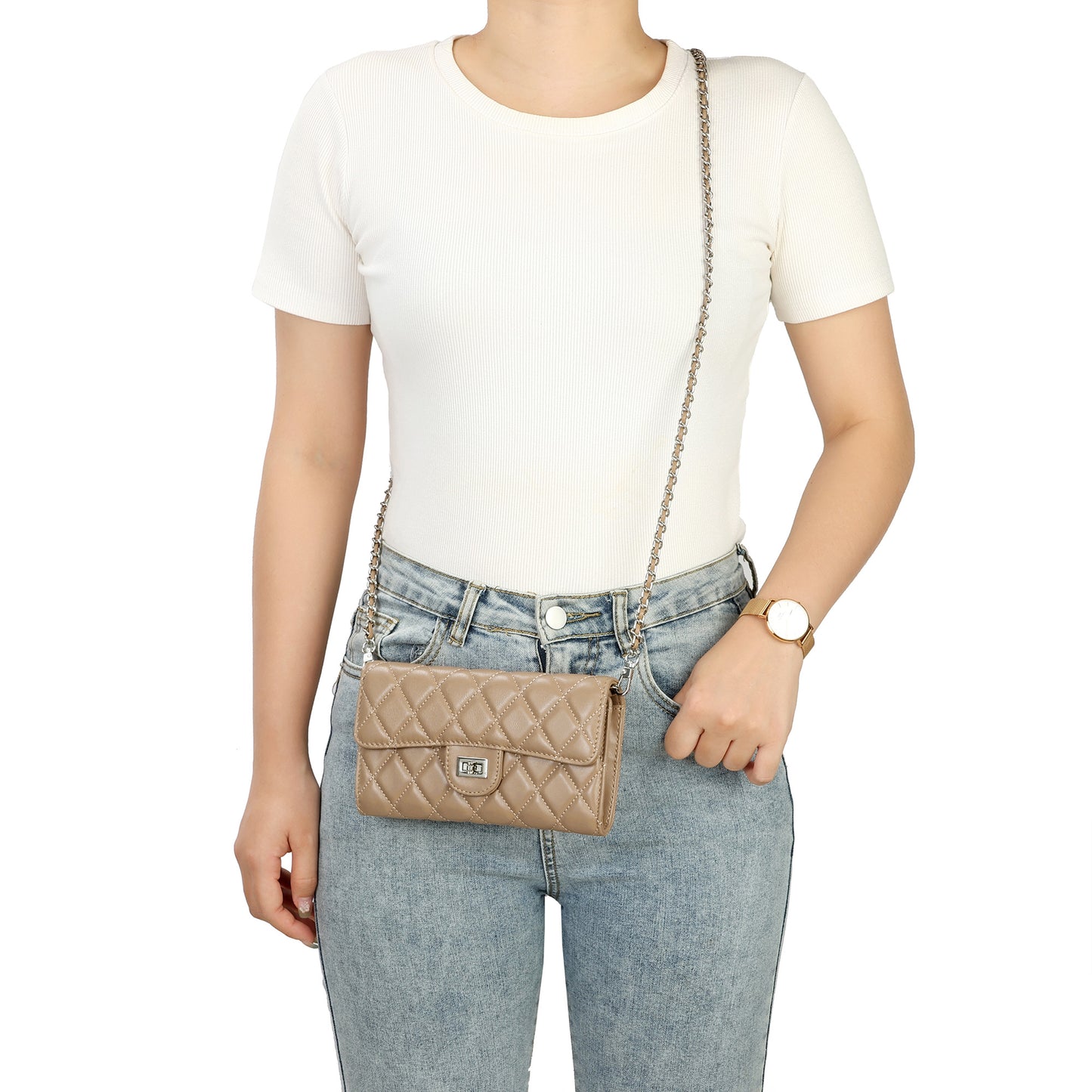 Quilted Crossbody Mini Bag