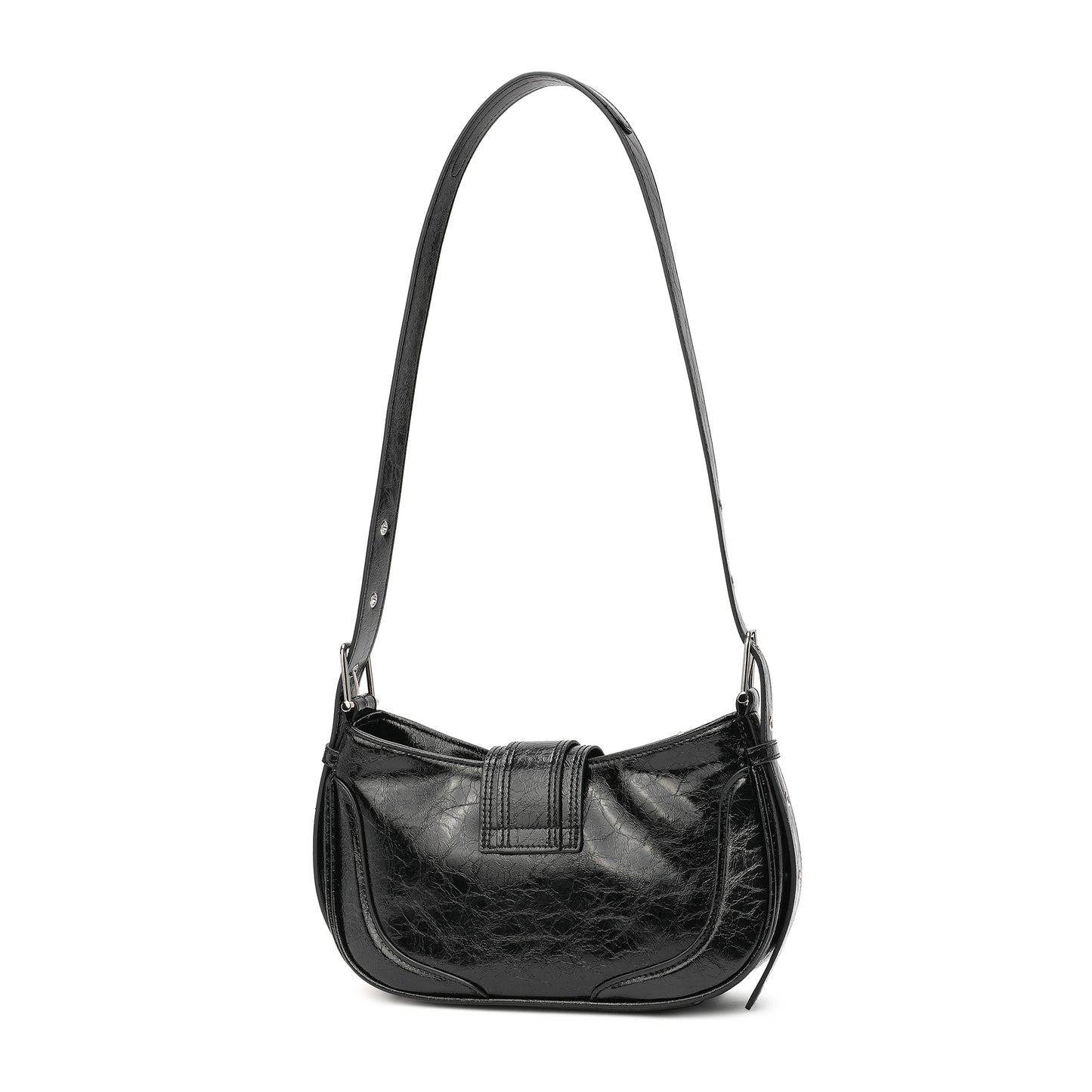 Tiffany & Fred cracked Leather Crossbody/Shoulder Bag