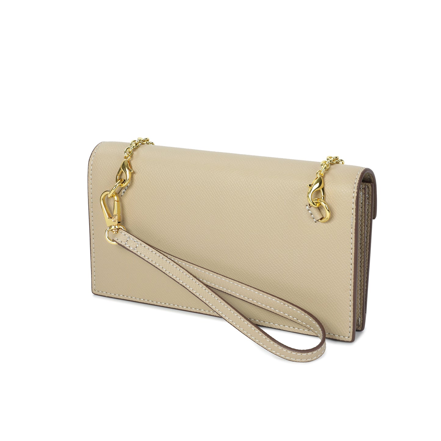 Elegant Leather Crossbody Wallet Clutch