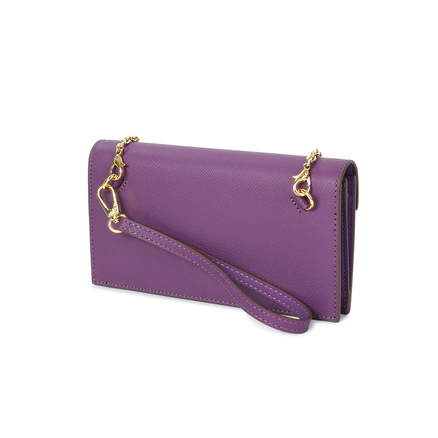 Elegant Leather Crossbody Wallet Clutch