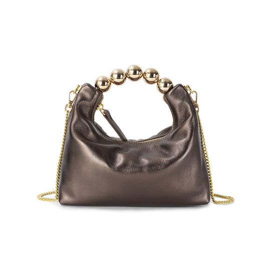 Tiffany & Fred Smooth Leather Top-Handle/Shoulder Bag