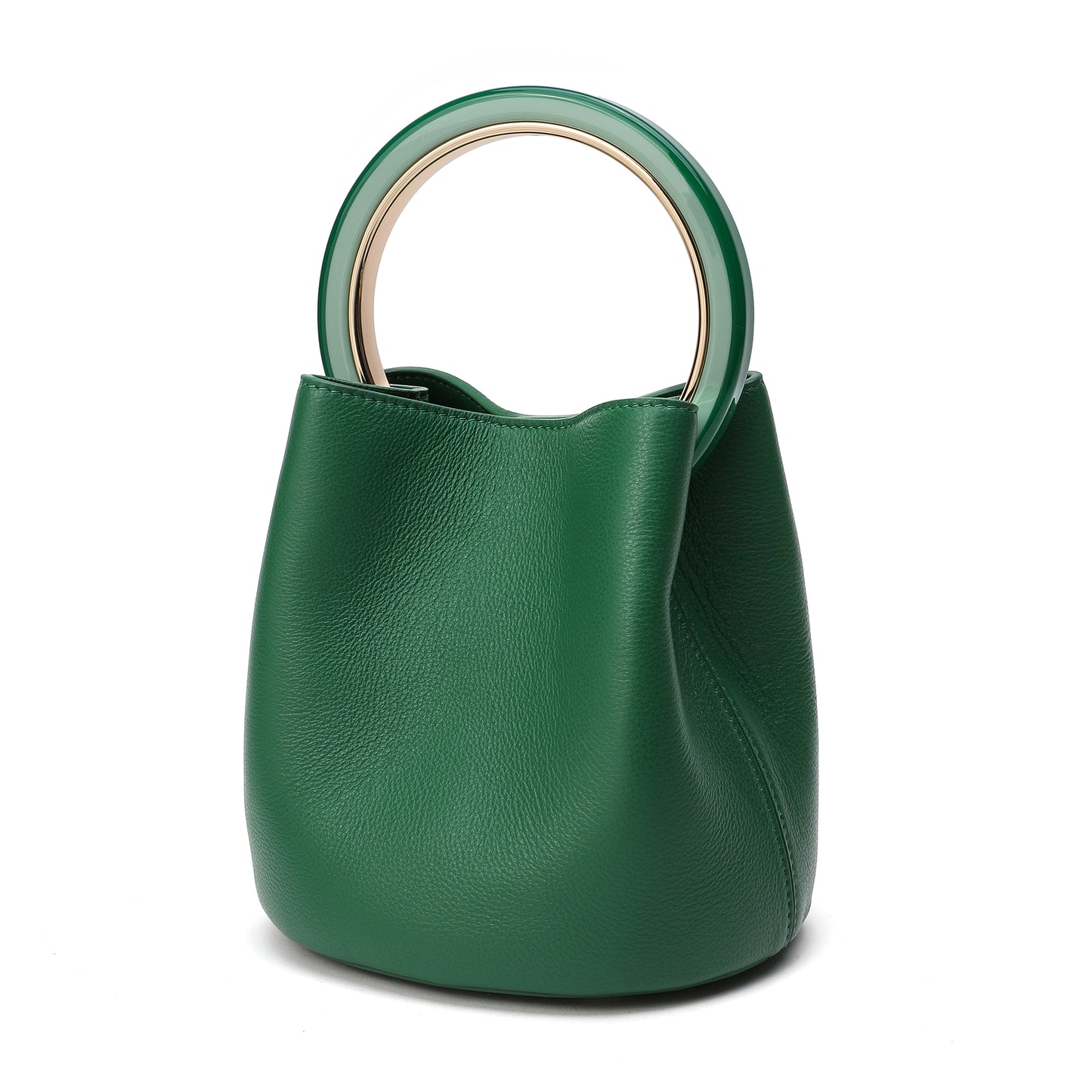 Tiffany & Fred Top-grain Leather Satchel/Shoulder Bag