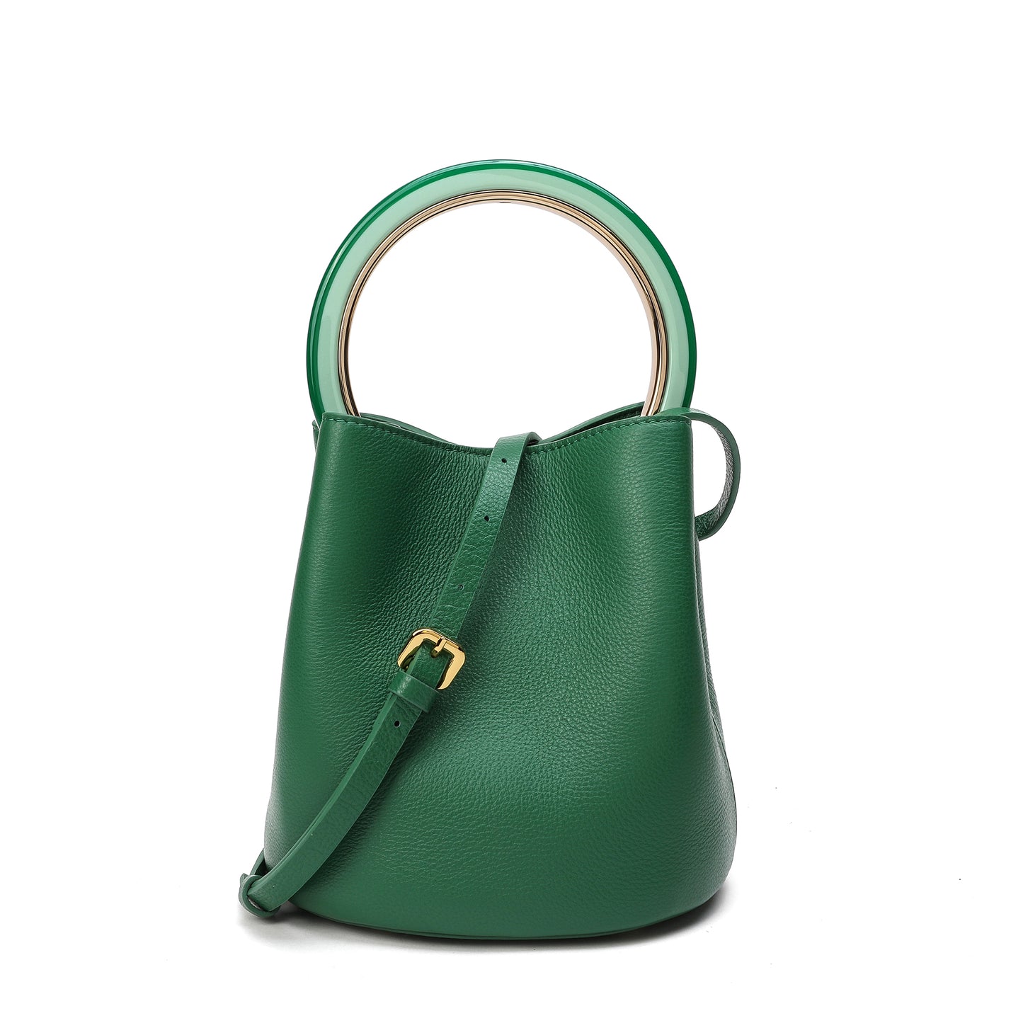 Tiffany & Fred Top-grain Leather Satchel/Shoulder Bag