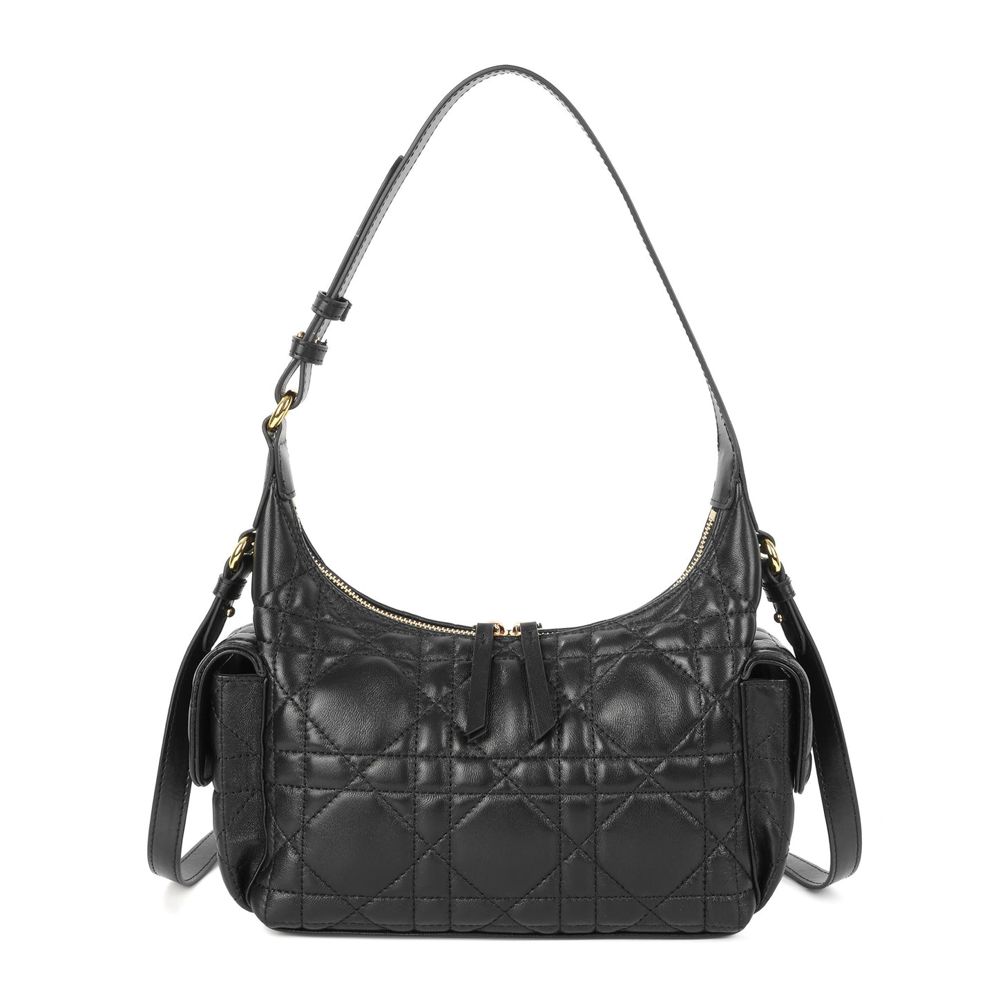 Quilted Lambskin Leather Shoulder Bag