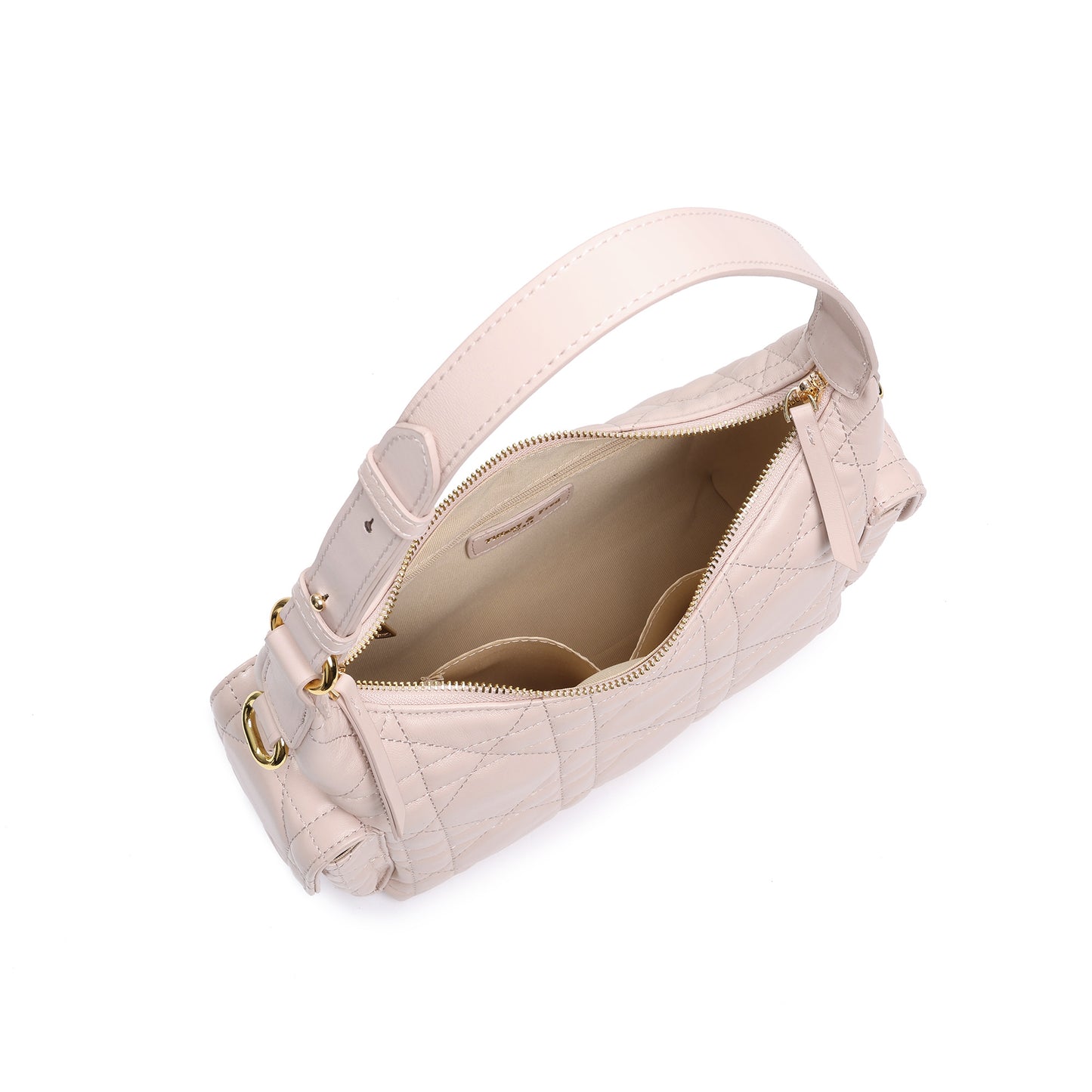 Quilted Lambskin Leather Shoulder Bag