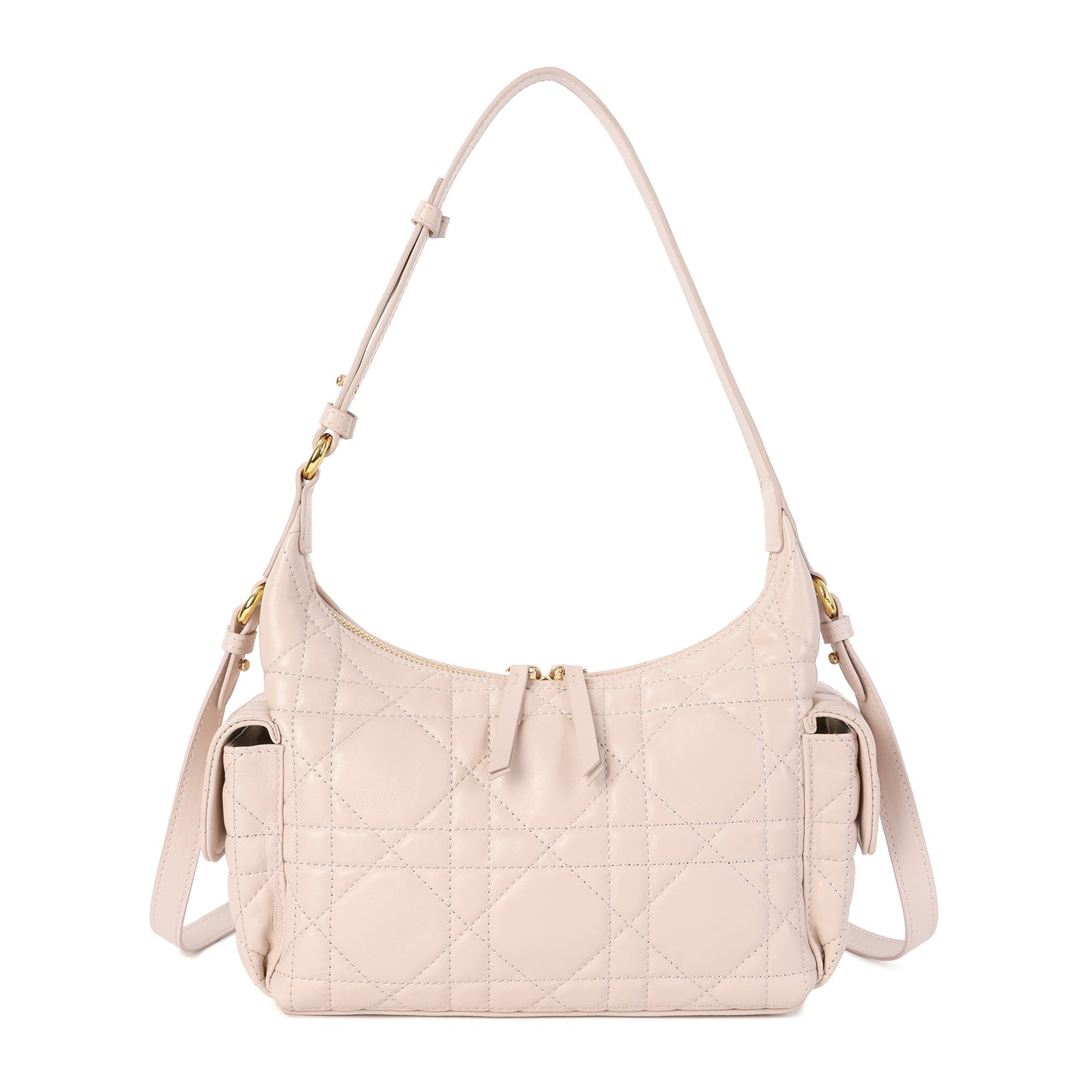Quilted Lambskin Leather Shoulder Bag