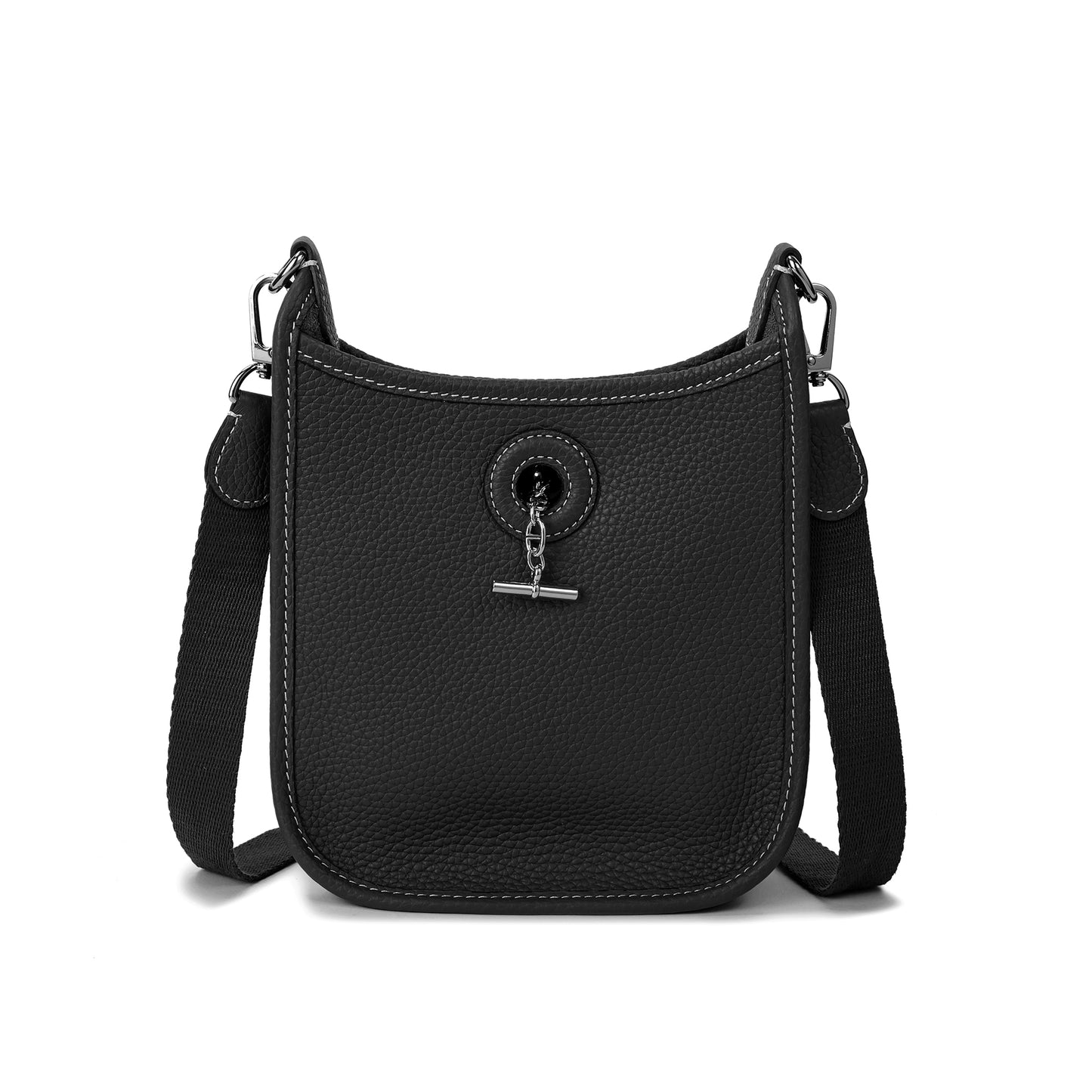 Tiffany & Fred Crossbody Bag with Toggle Closure